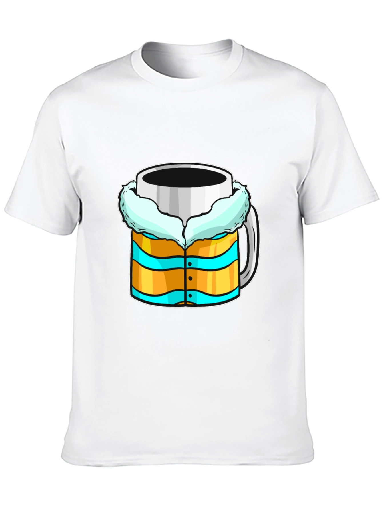 Black Fun Coffee Mug Design Tee - Black view 10