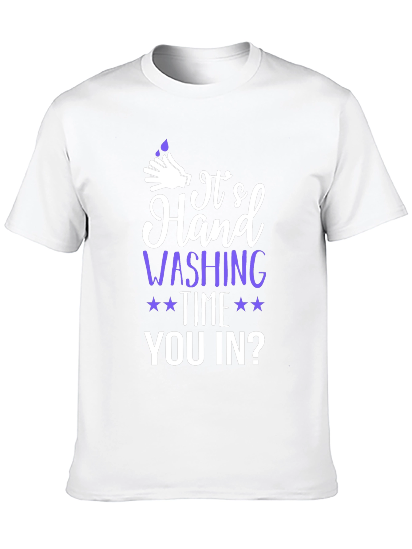 Black It's Hand Washing Time Graphic Tee view 10