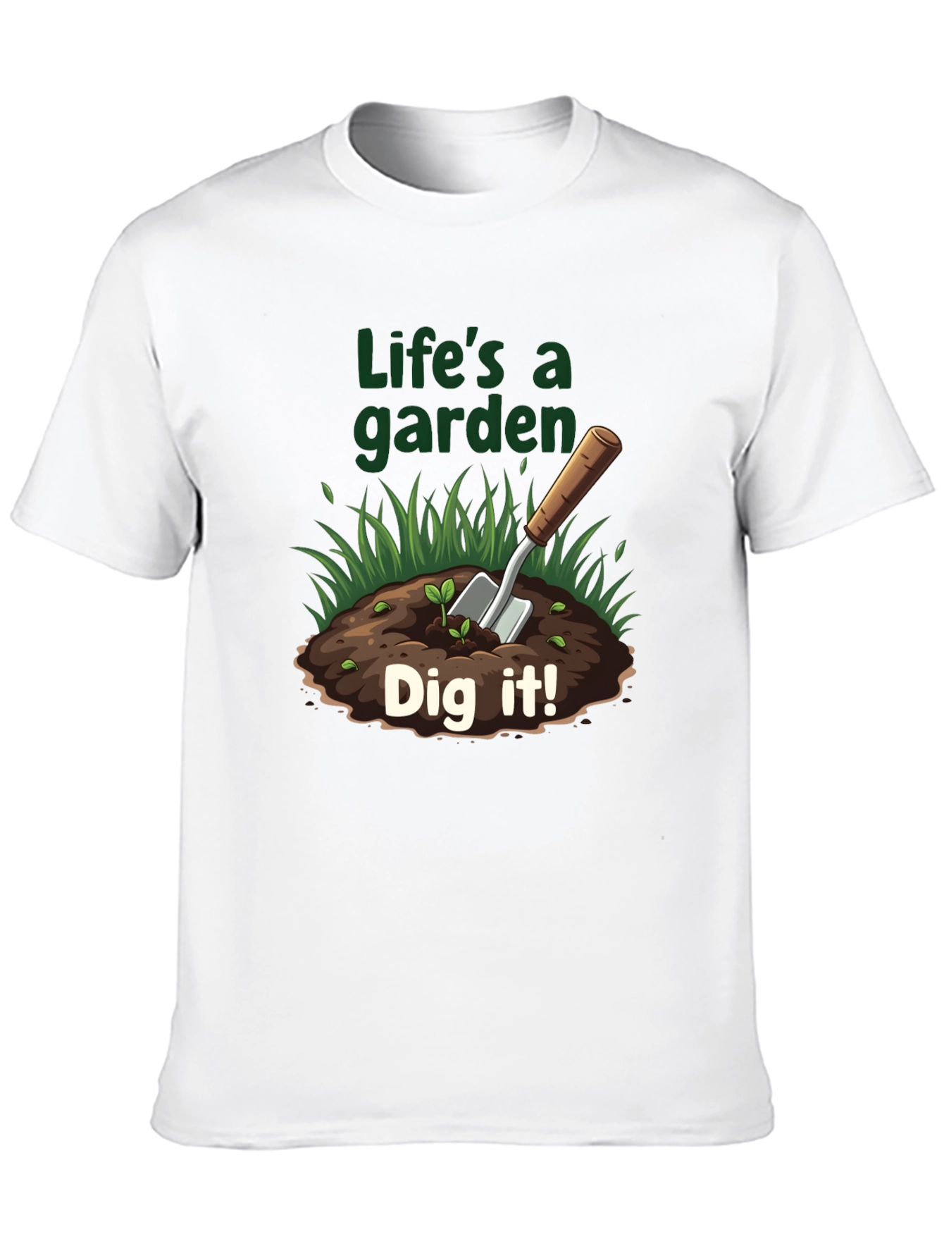 Black Life's A Garden T-Shirt - Dig It! view 10