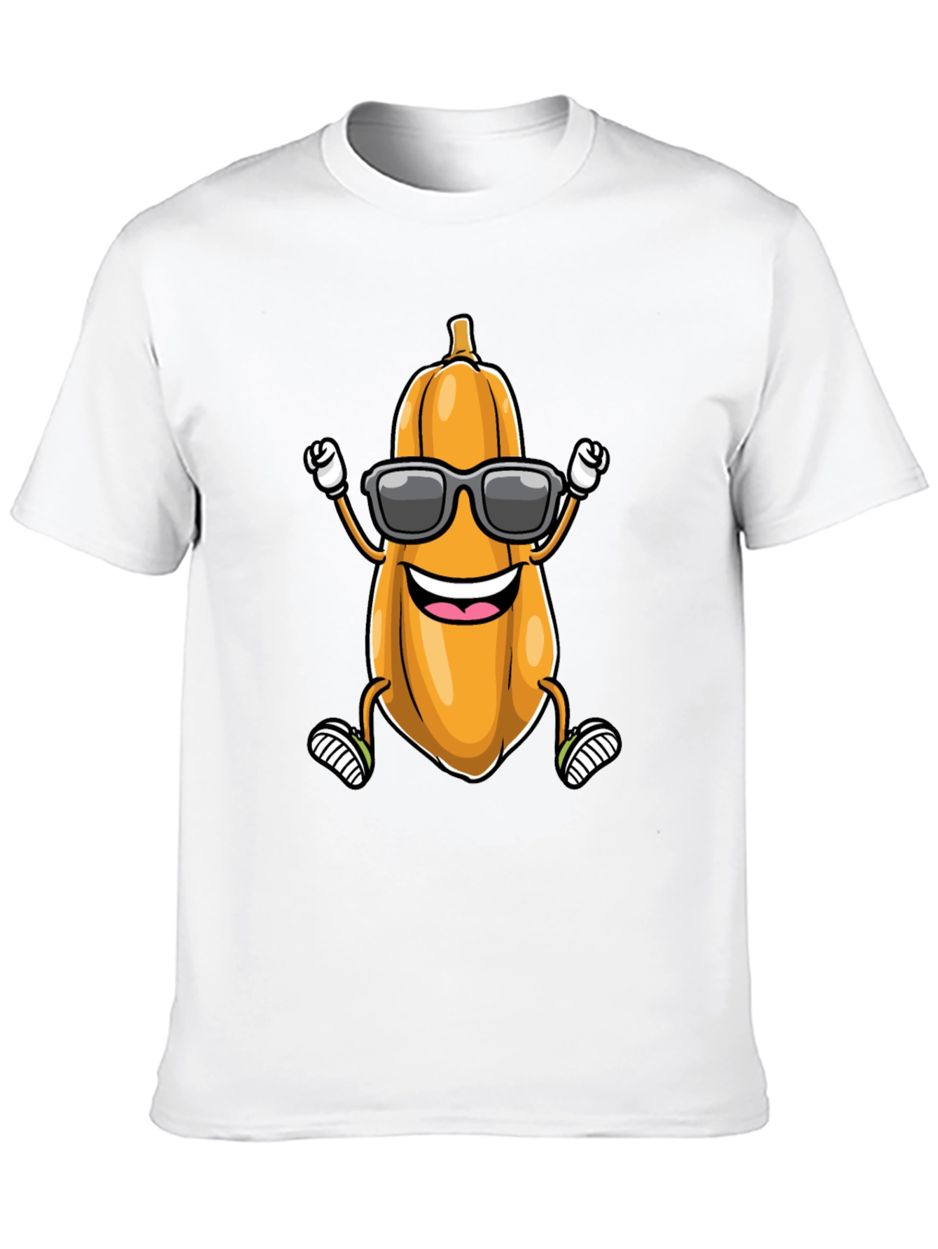 Black Cool Squash Cartoon T-Shirt view 10