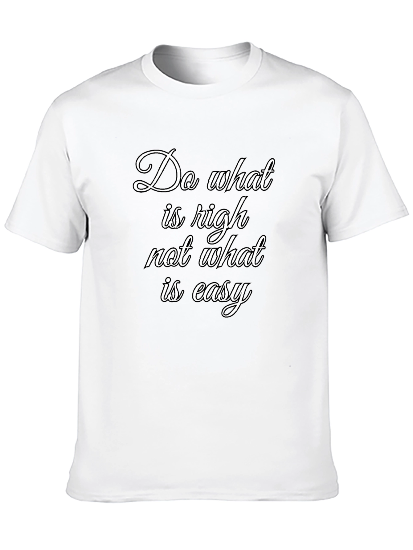 Black Inspirational T-Shirt: Do What is Right view 10