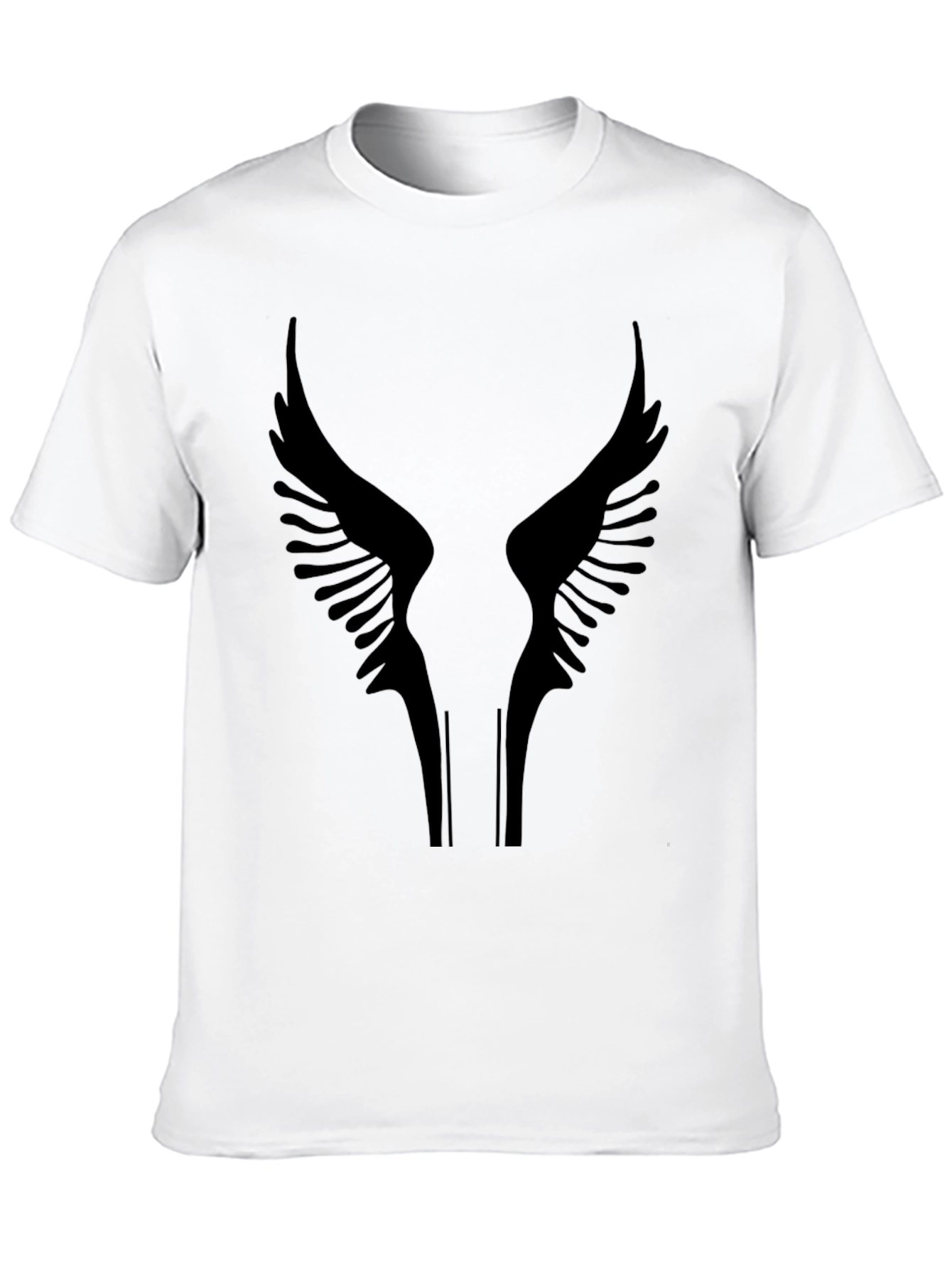 Black Black Wings Graphic Tee - Stylish and Unique Design view 10