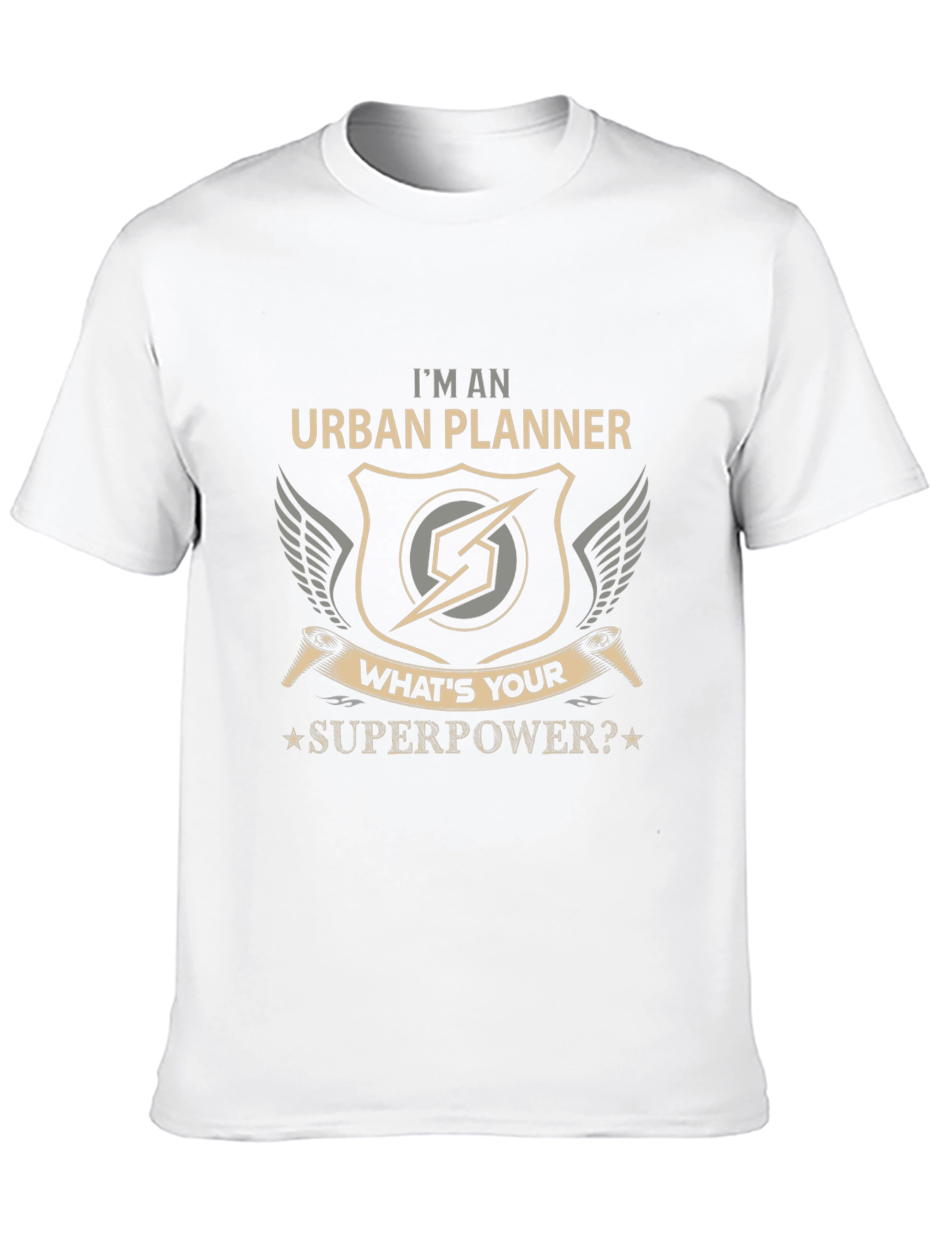 Black Urban Planner Superpower T-Shirt view 10