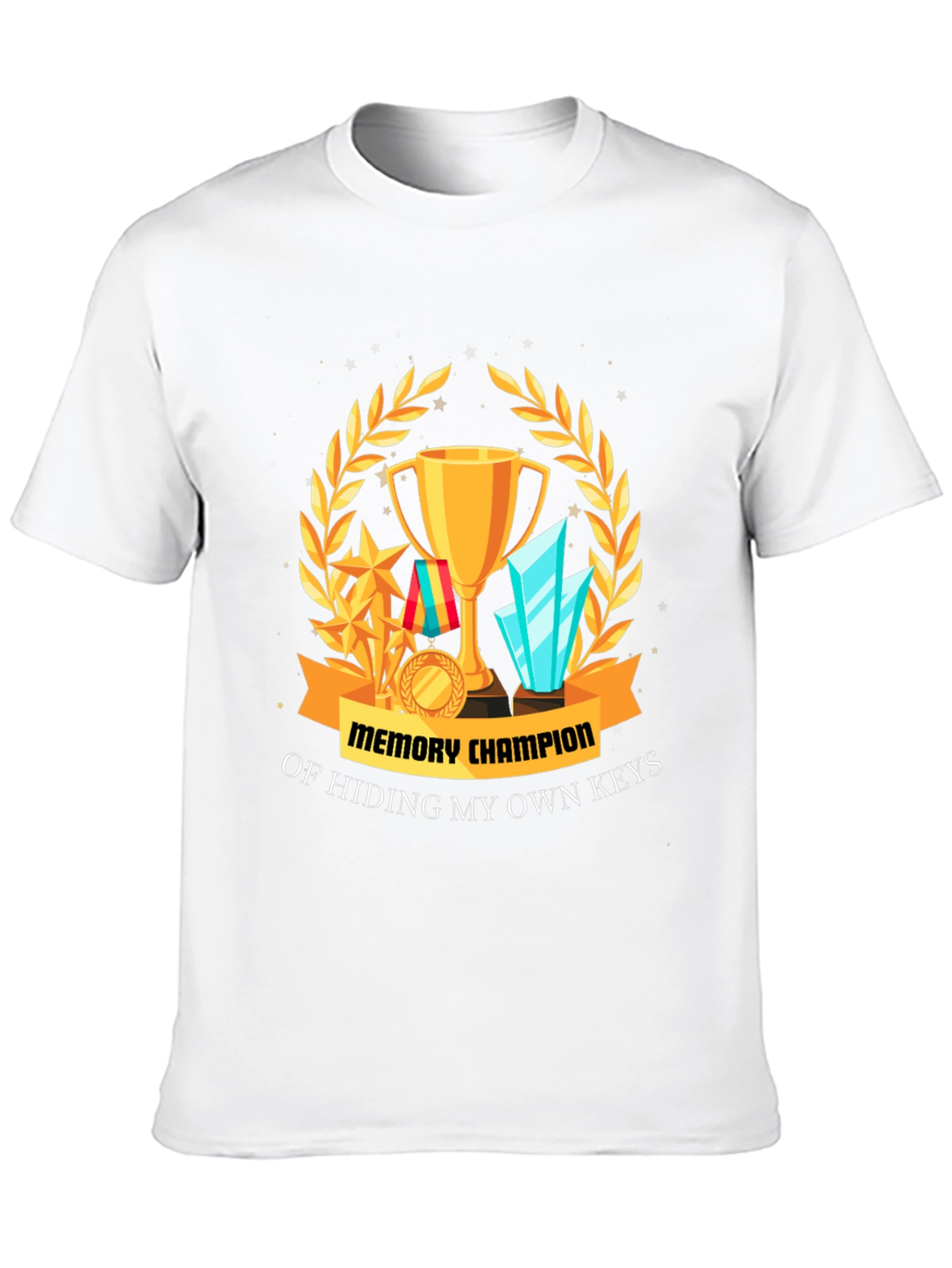 Black Memory Champion Tee - Hiding My Own Keys! view 10