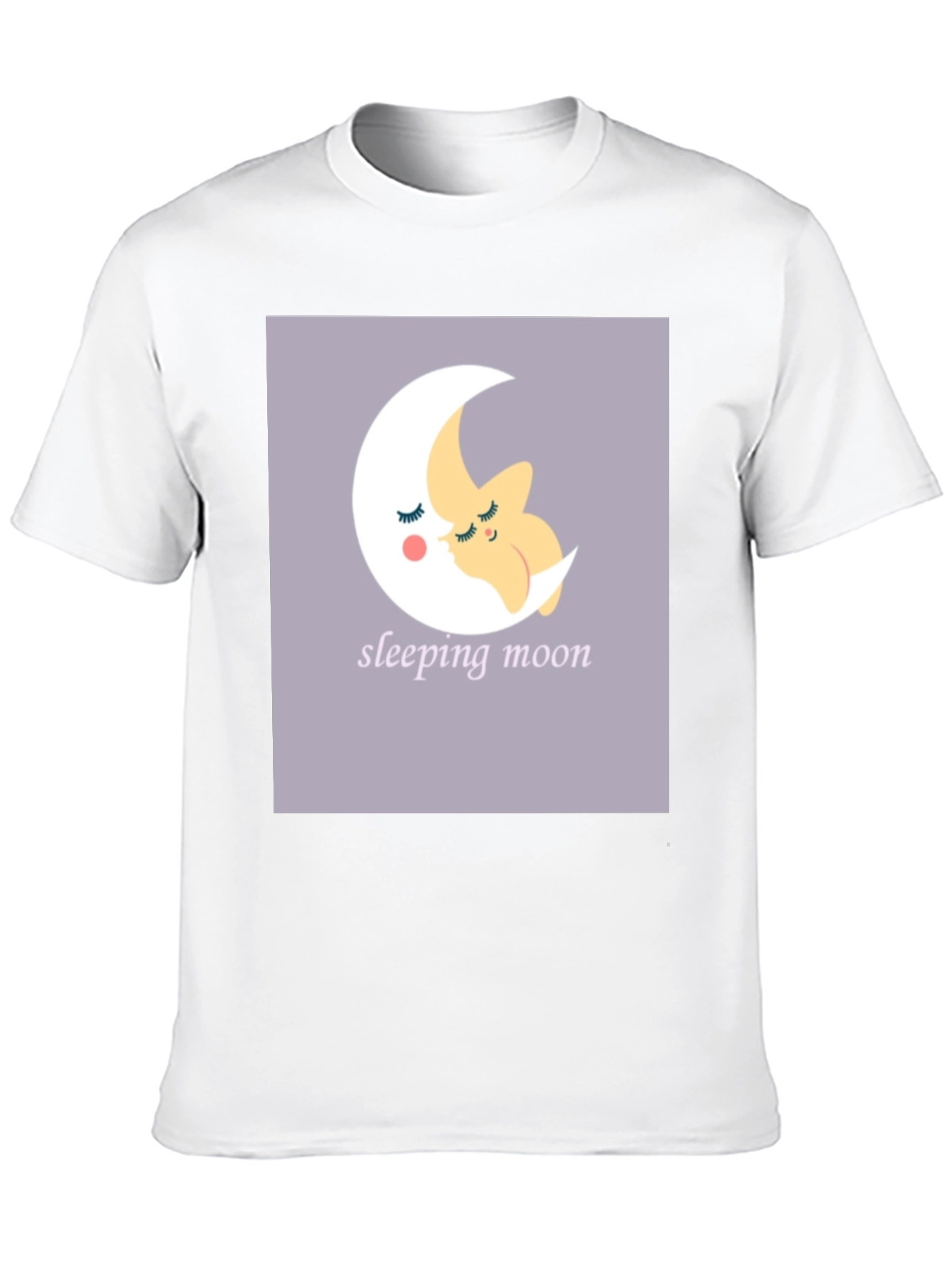 Black Sleeping Moon Graphic Tee - Stylish Comfort view 10