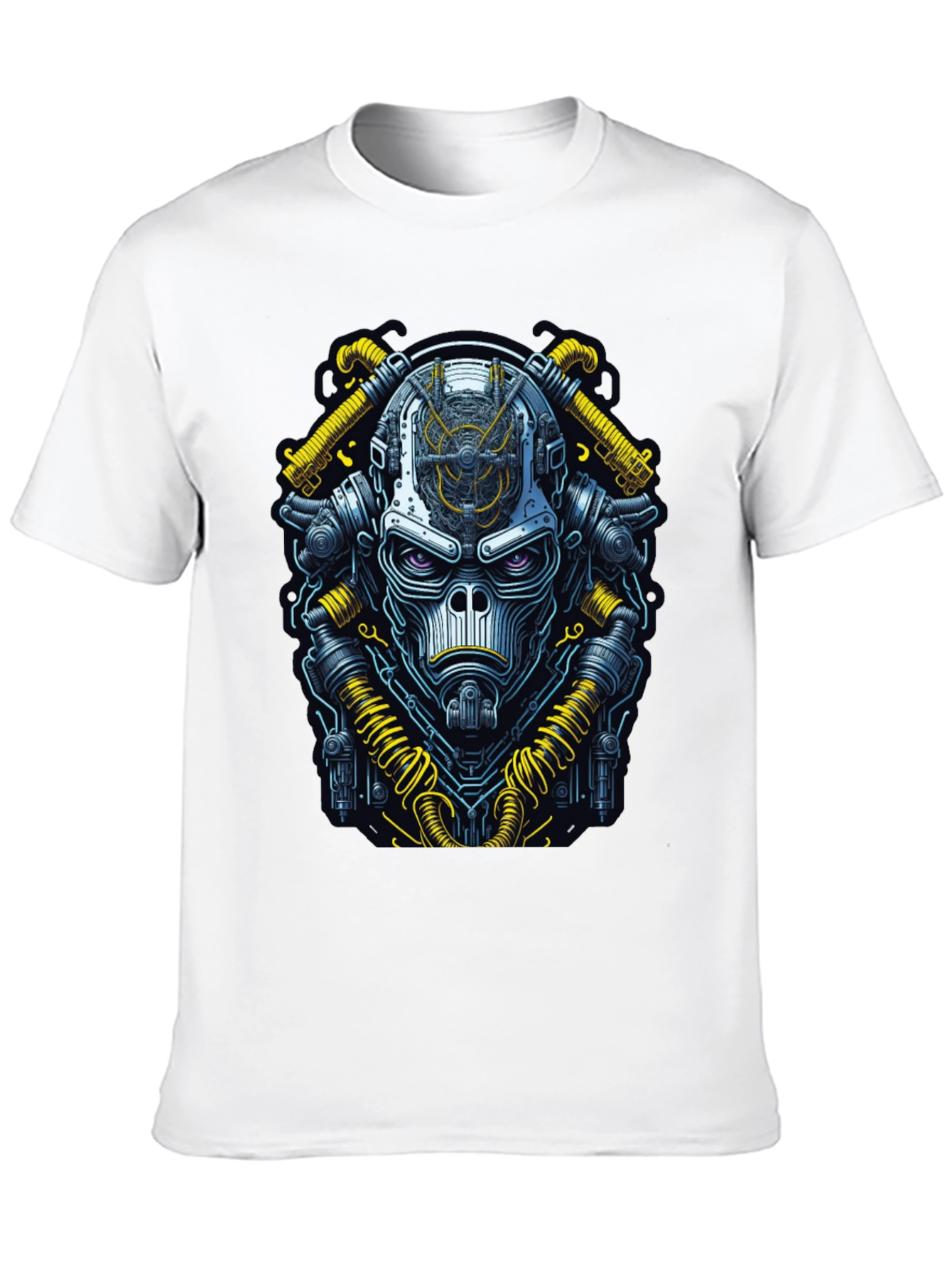 Black Steampunk Monkey Tee - Unique Graphic Design view 10