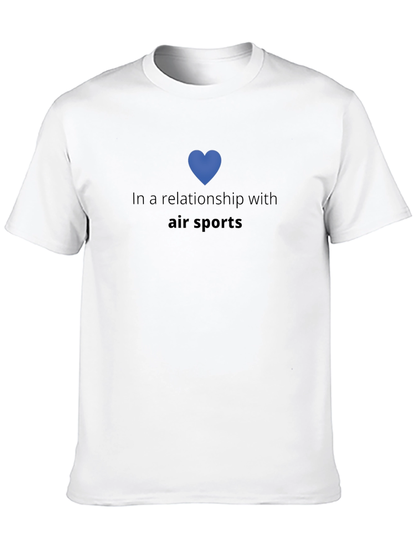 Black In a Relationship with Air Sports T-Shirt view 10