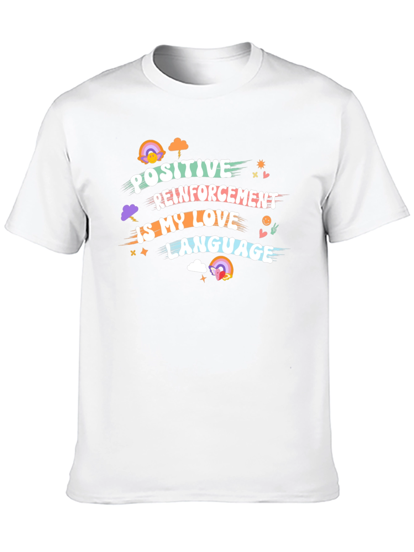 Black Positive Reinforcement Love Language Graphic Tee view 10