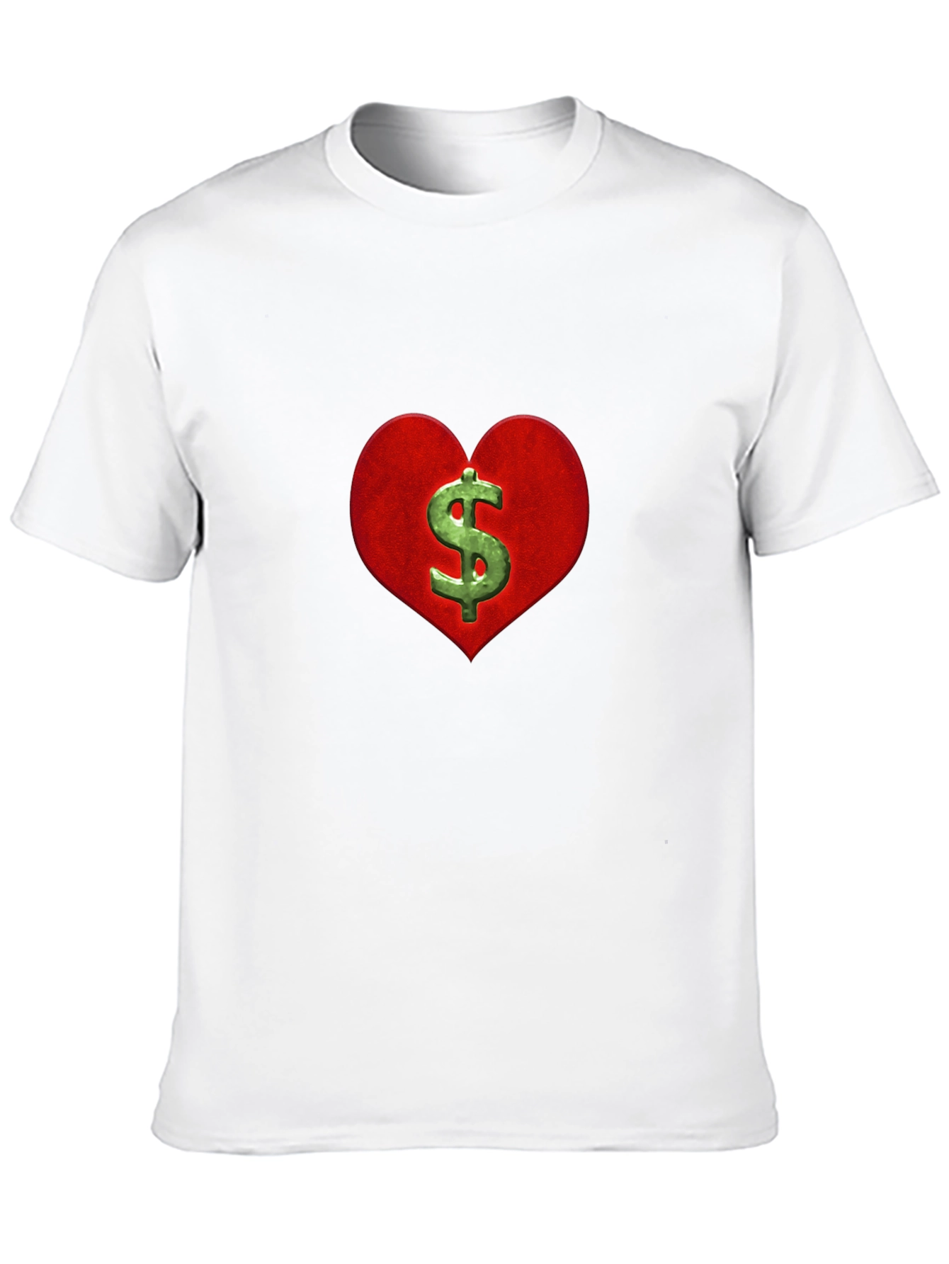 Black Heart & Money Graphic T-Shirt view 10