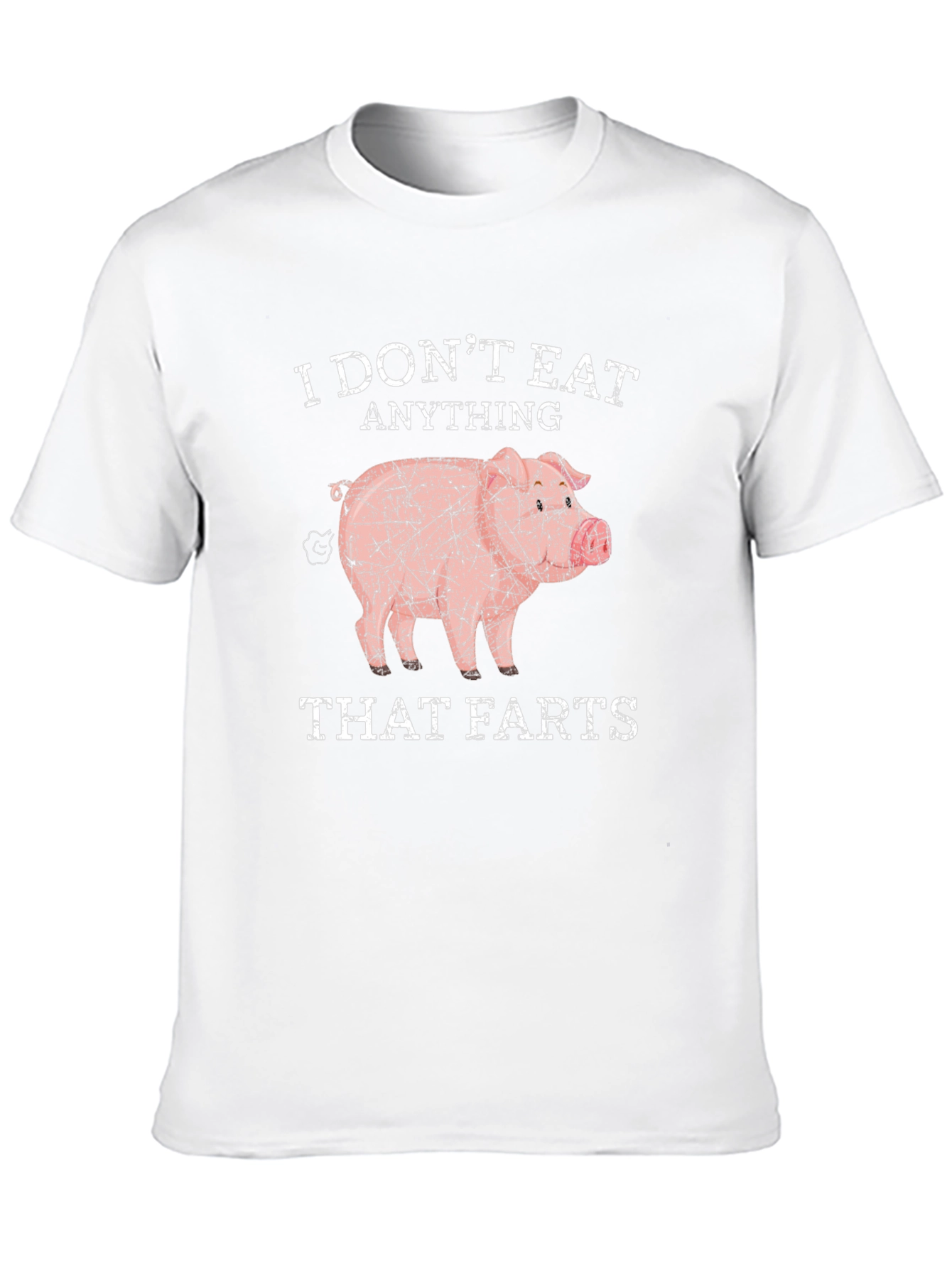 Black I Don't Eat Anything That Farts T-Shirt view 10