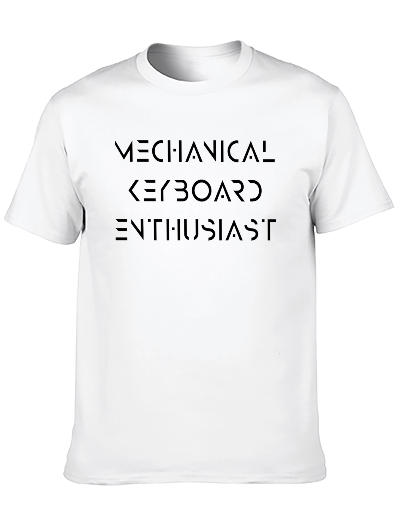 Black Mechanical Keyboard Enthusiast Black T-Shirt view 10