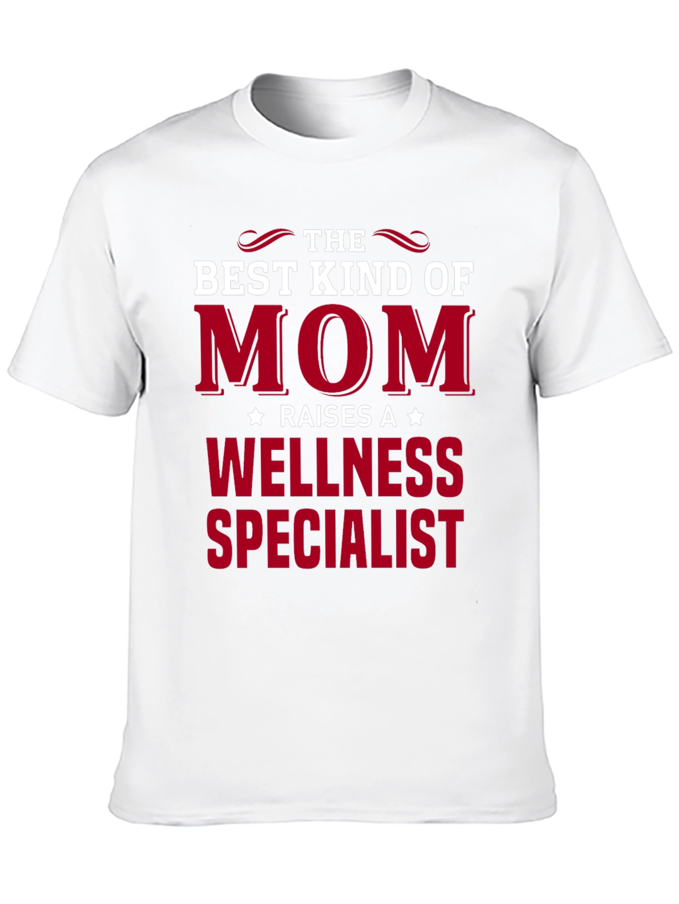 Black Best Kind of Mom Wellness Specialist T-Shirt view 10