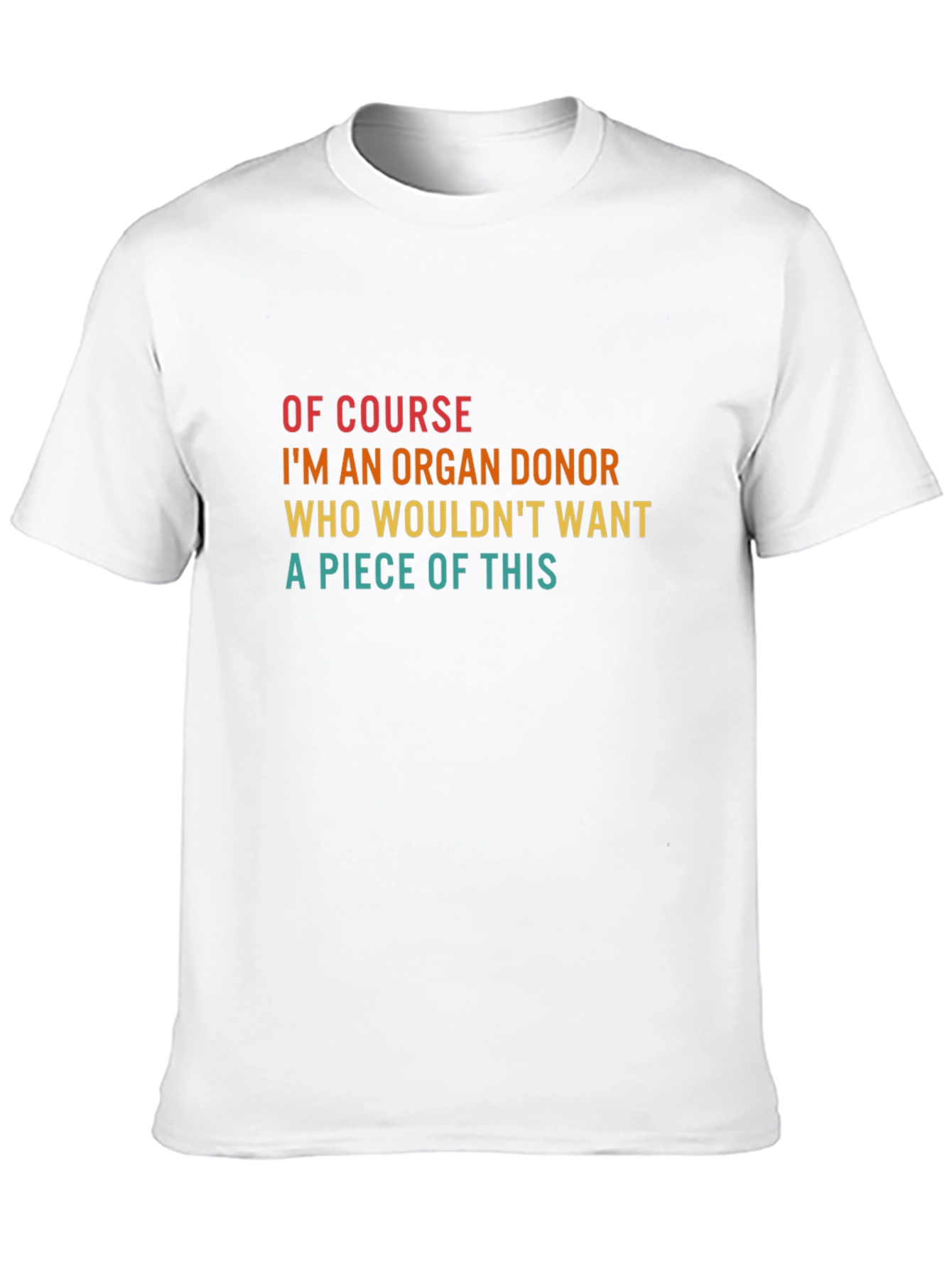 Black Organ Donor T-Shirt - Humorous Graphic Tee view 10
