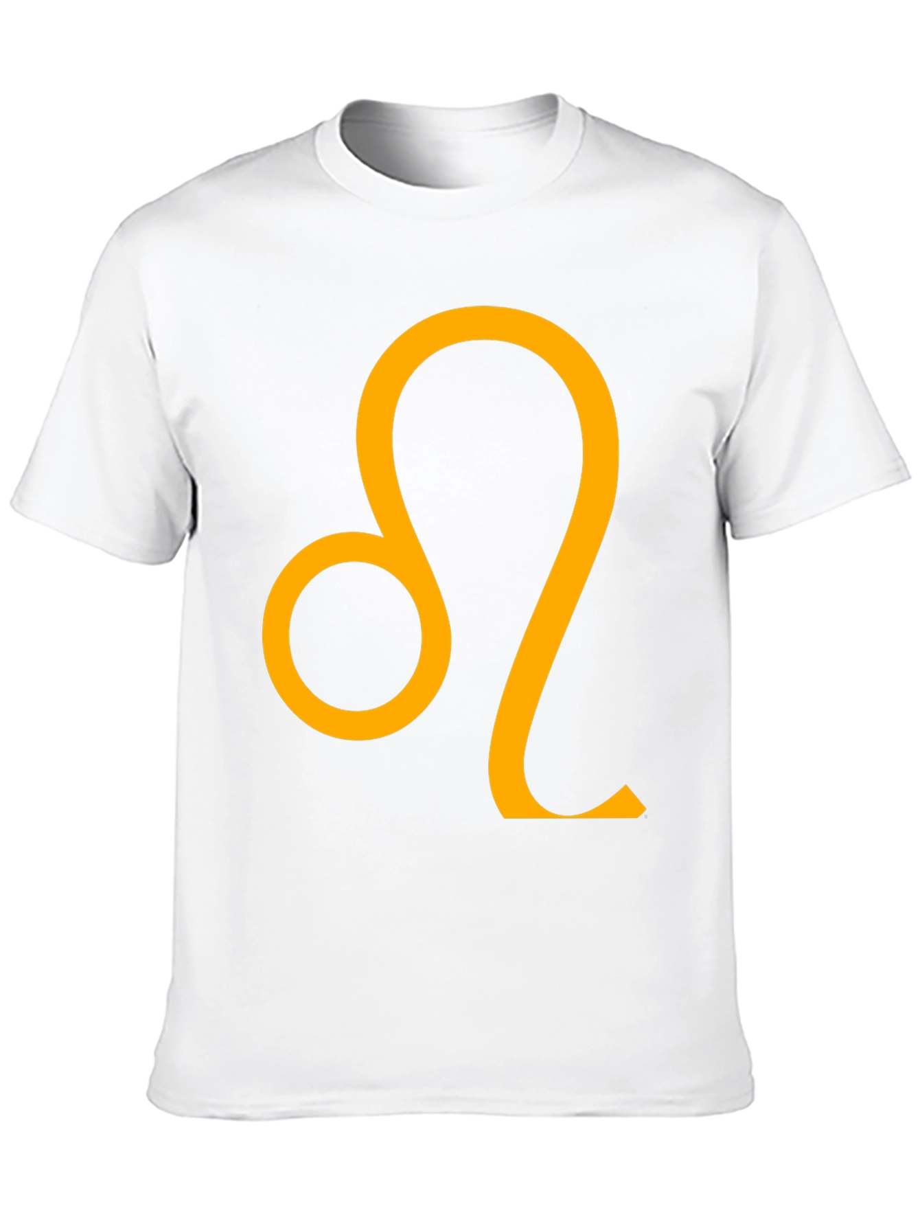 Black Leo Zodiac Sign Black T-Shirt view 10