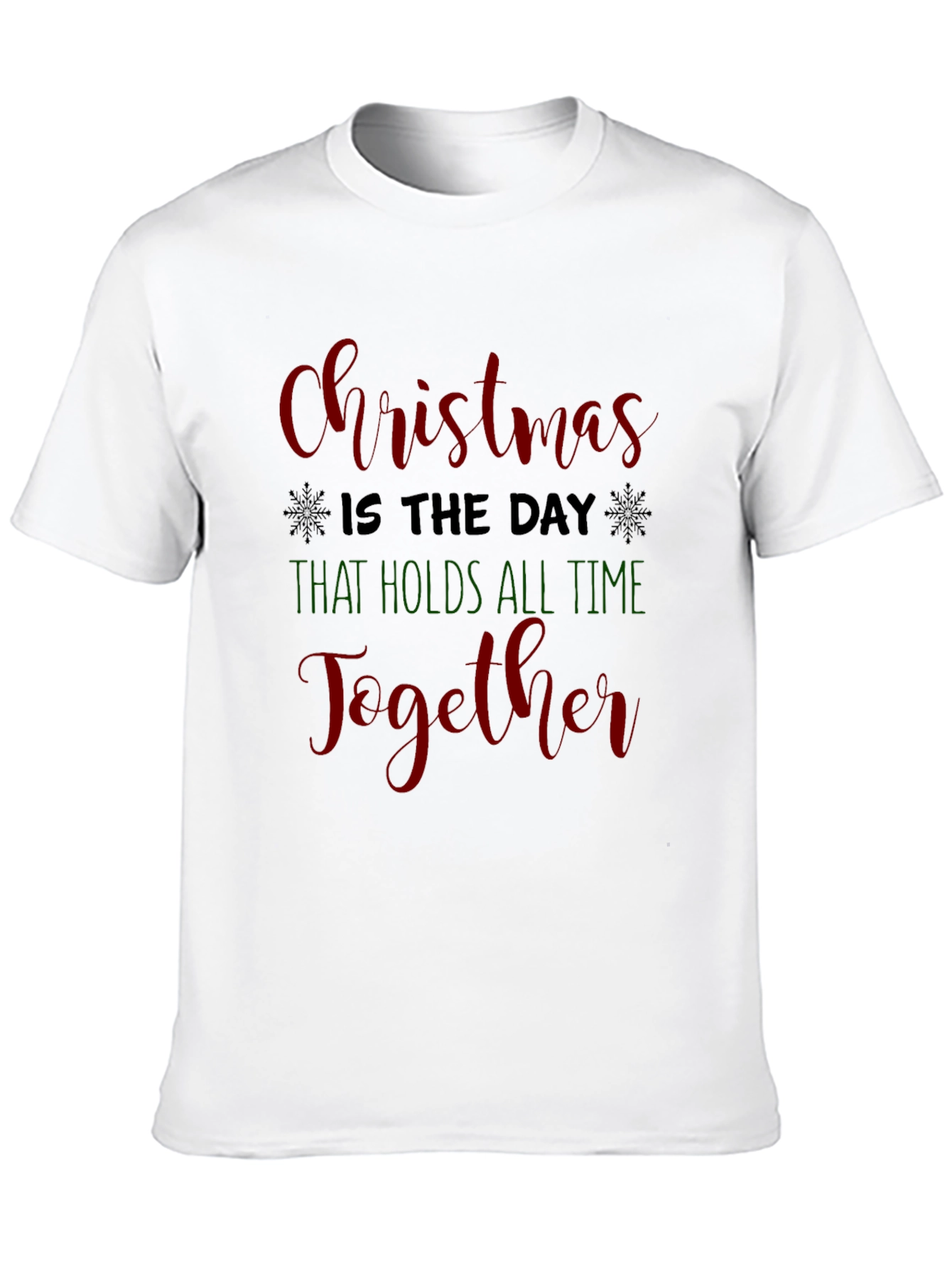 Black Christmas Day Holiday Graphic Tee Shirt view 10
