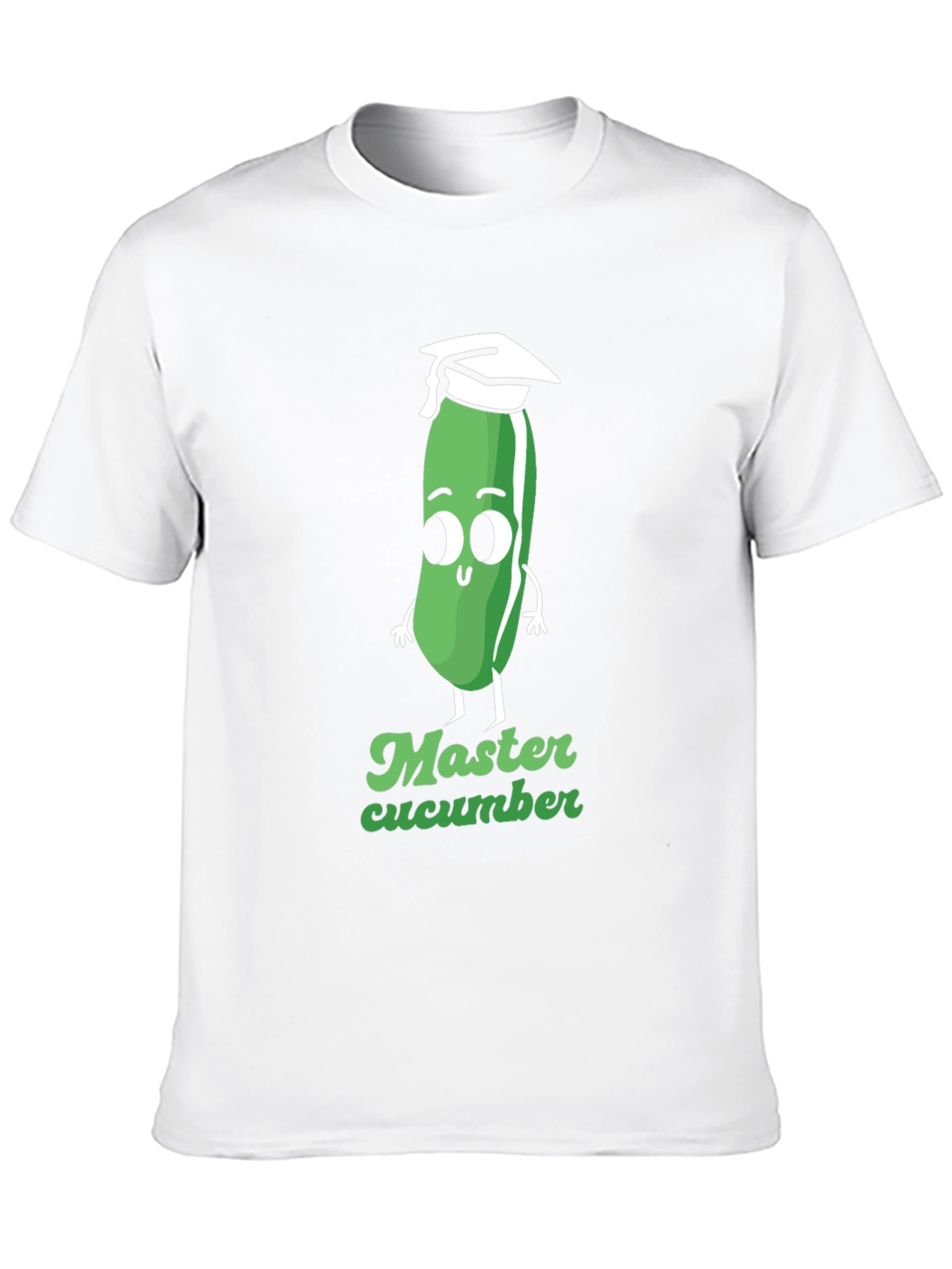 Black Master Cucumber Graphic Tee - Black Cotton T-Shirt view 10