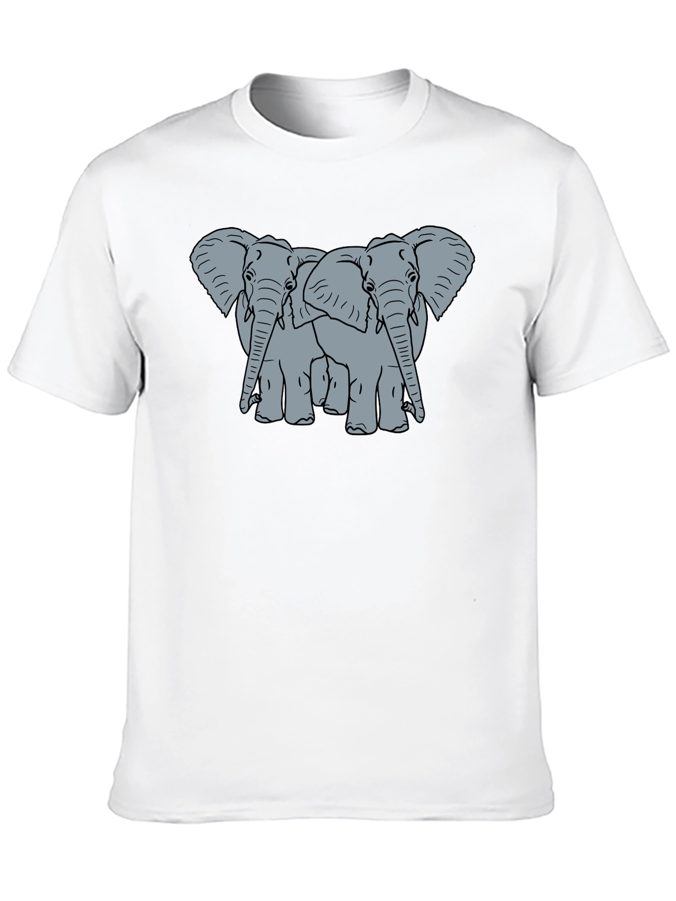 Black Elephant Graphic Tee - Black Cotton Blend view 10