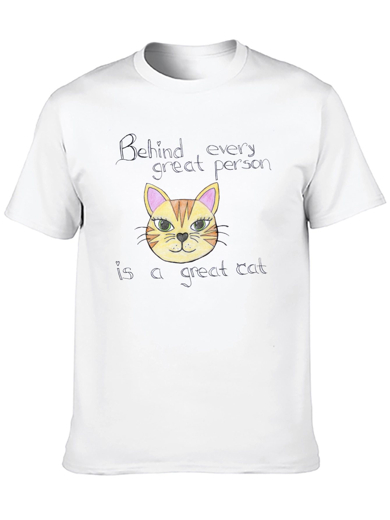 Black Cat Lover T-Shirt: Behind Every Great Person view 10