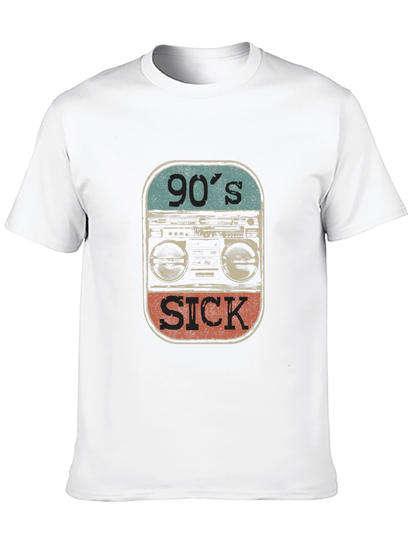 Black 90's Sick Graphic Tee view 10