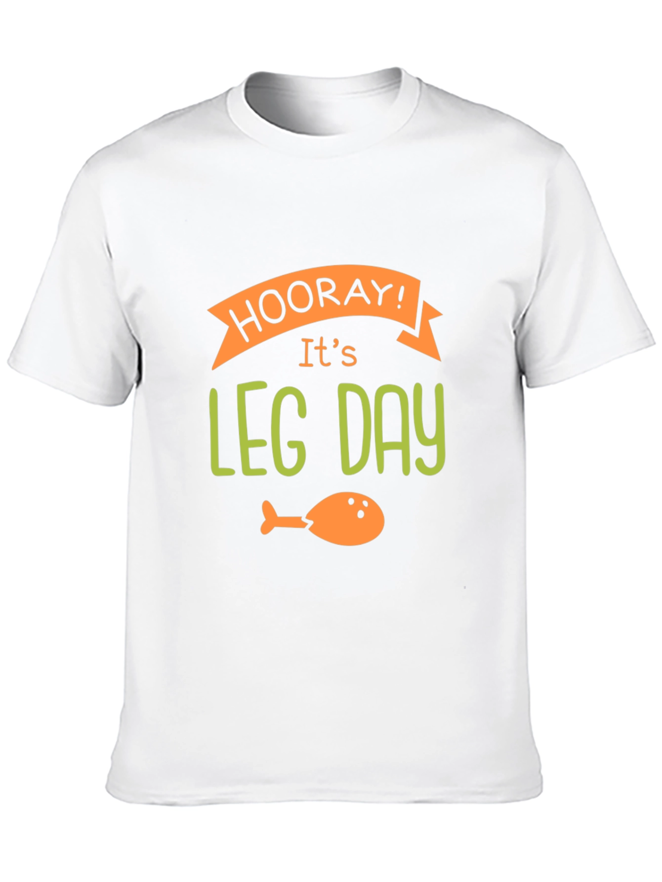 Black Hooray It's Leg Day Graphic T-Shirt view 10