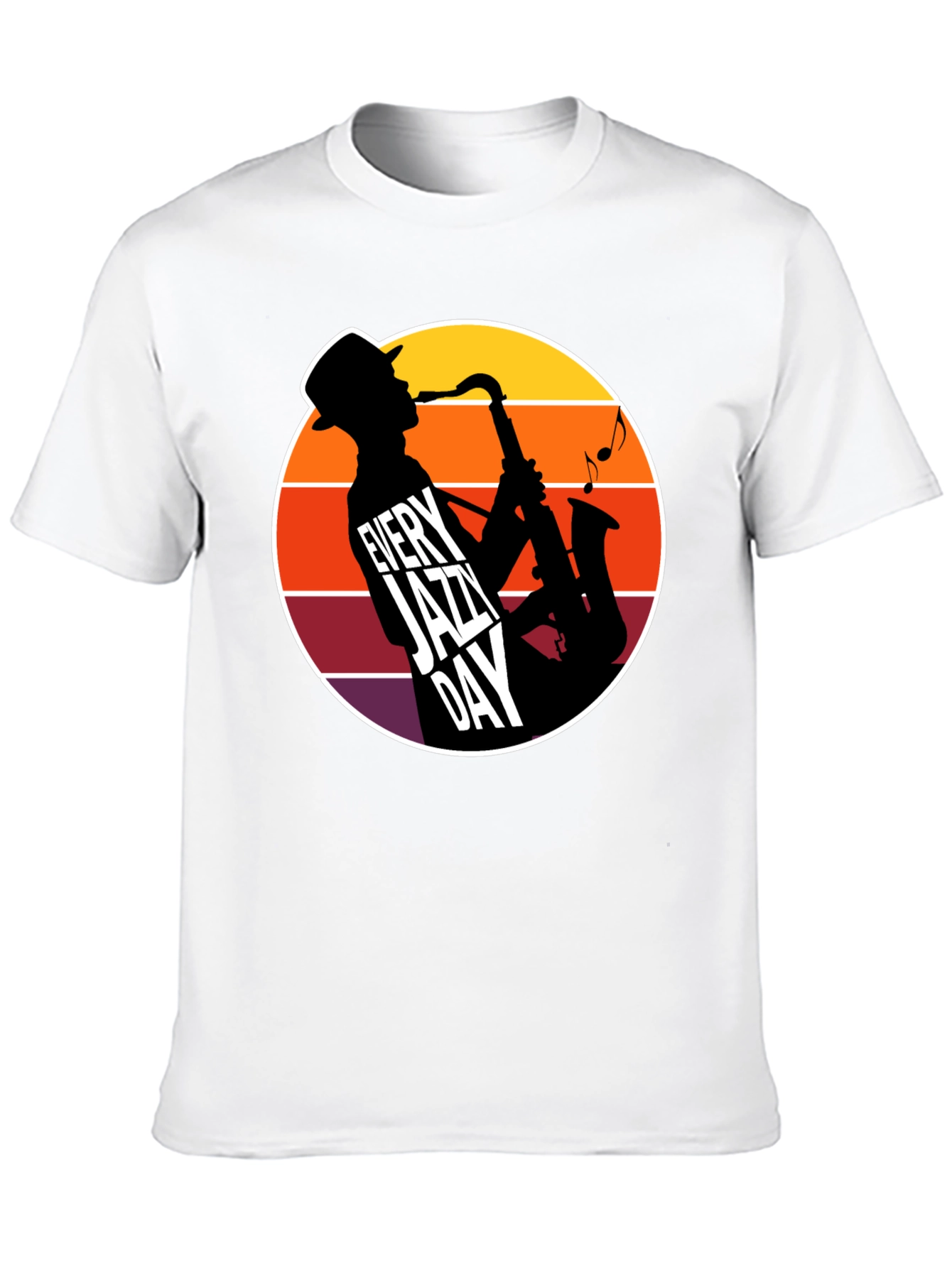 Black Every Jazz Day T-Shirt - Music Lover Tee view 10
