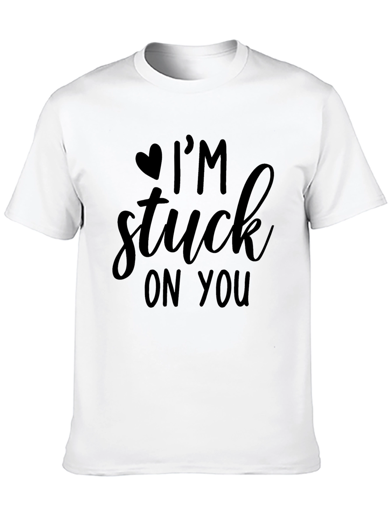Black I'm Stuck On You Black Graphic Tee view 10