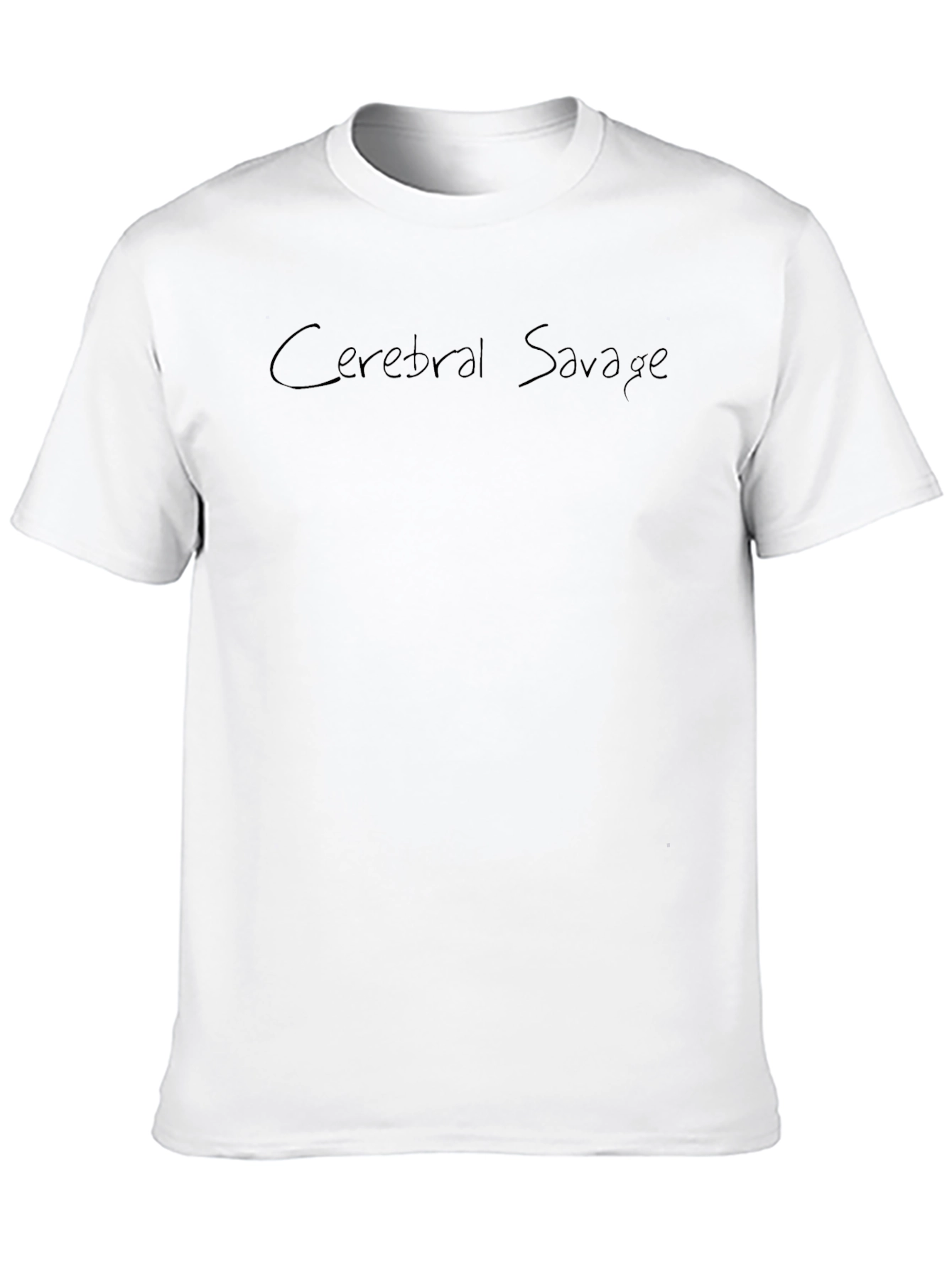 Black Cerebral Savage Black Graphic Tee - Casual Wear view 10