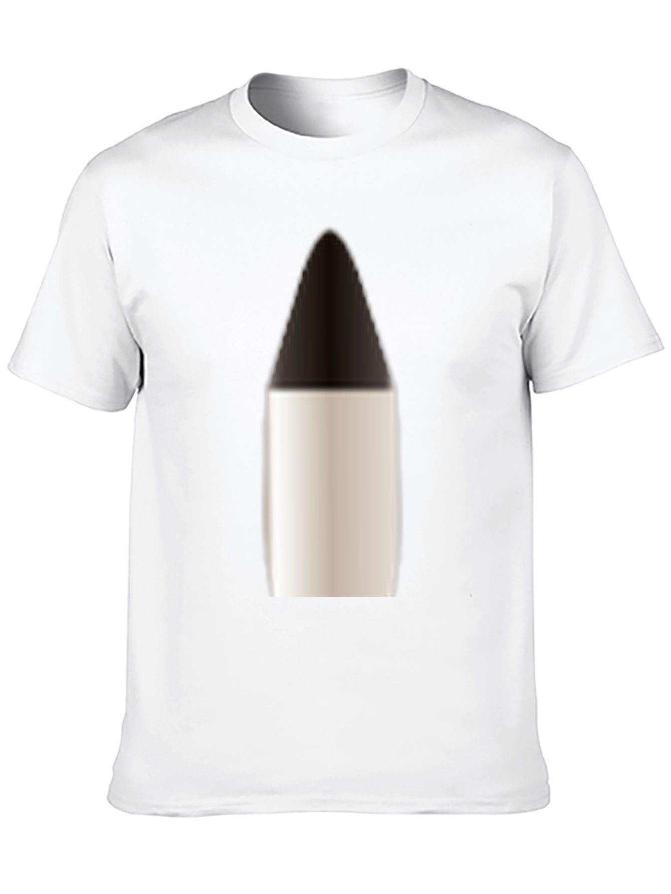 Black Bullet Graphic Print Black T-Shirt view 10