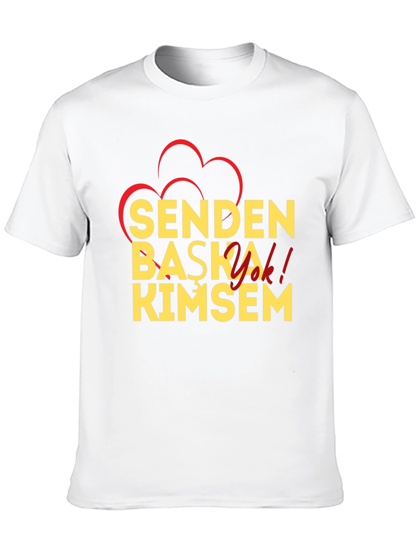 Black Romantic Turkish Quote T-Shirt view 10