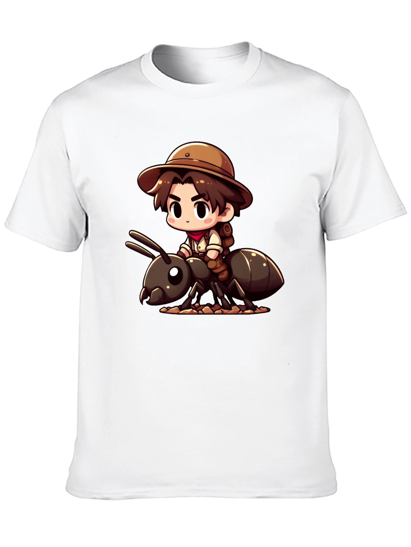 Black Adventurer Ant Rider T-Shirt view 10