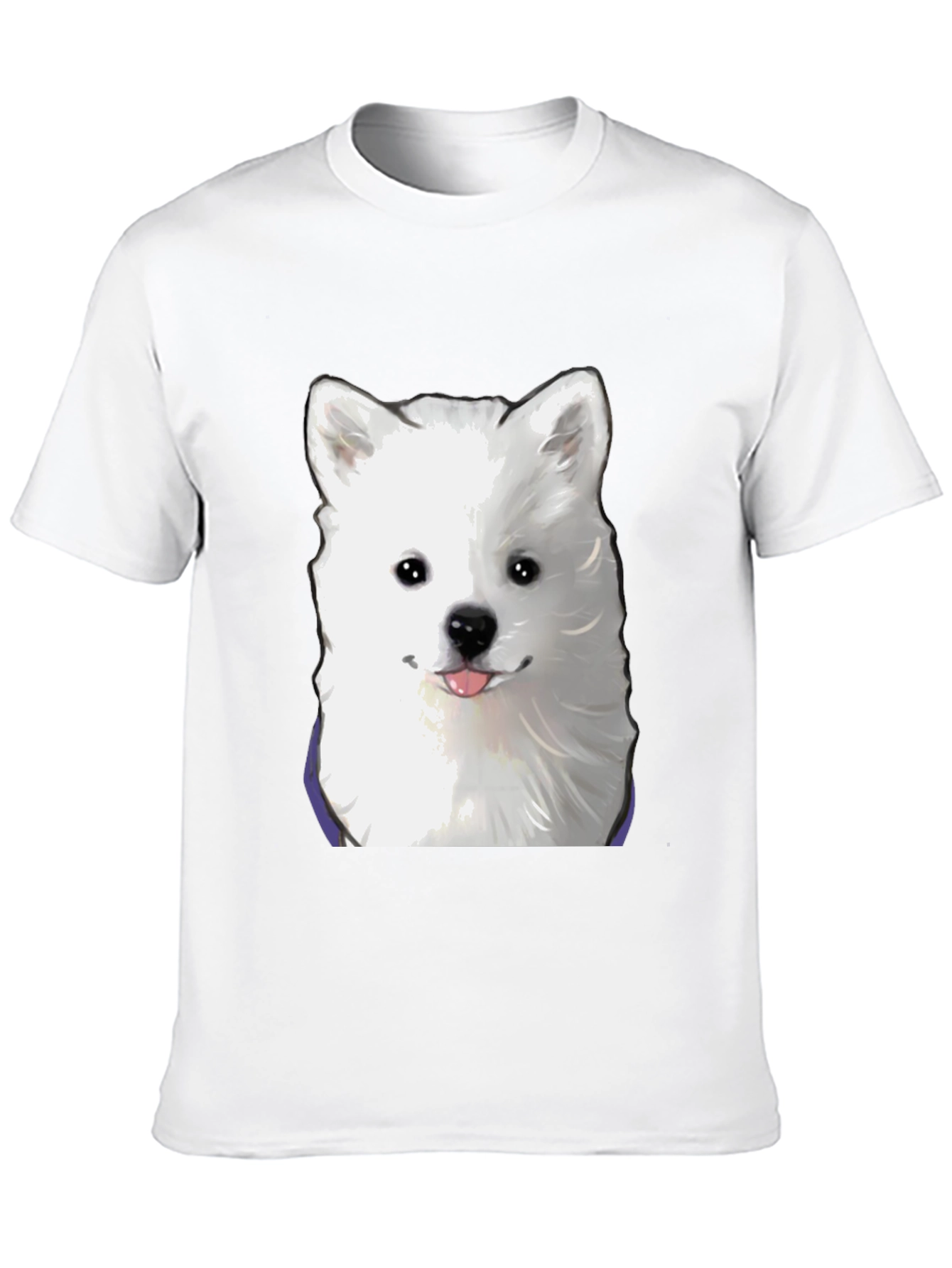 Black Cute Dog Graphic Black T-Shirt view 10