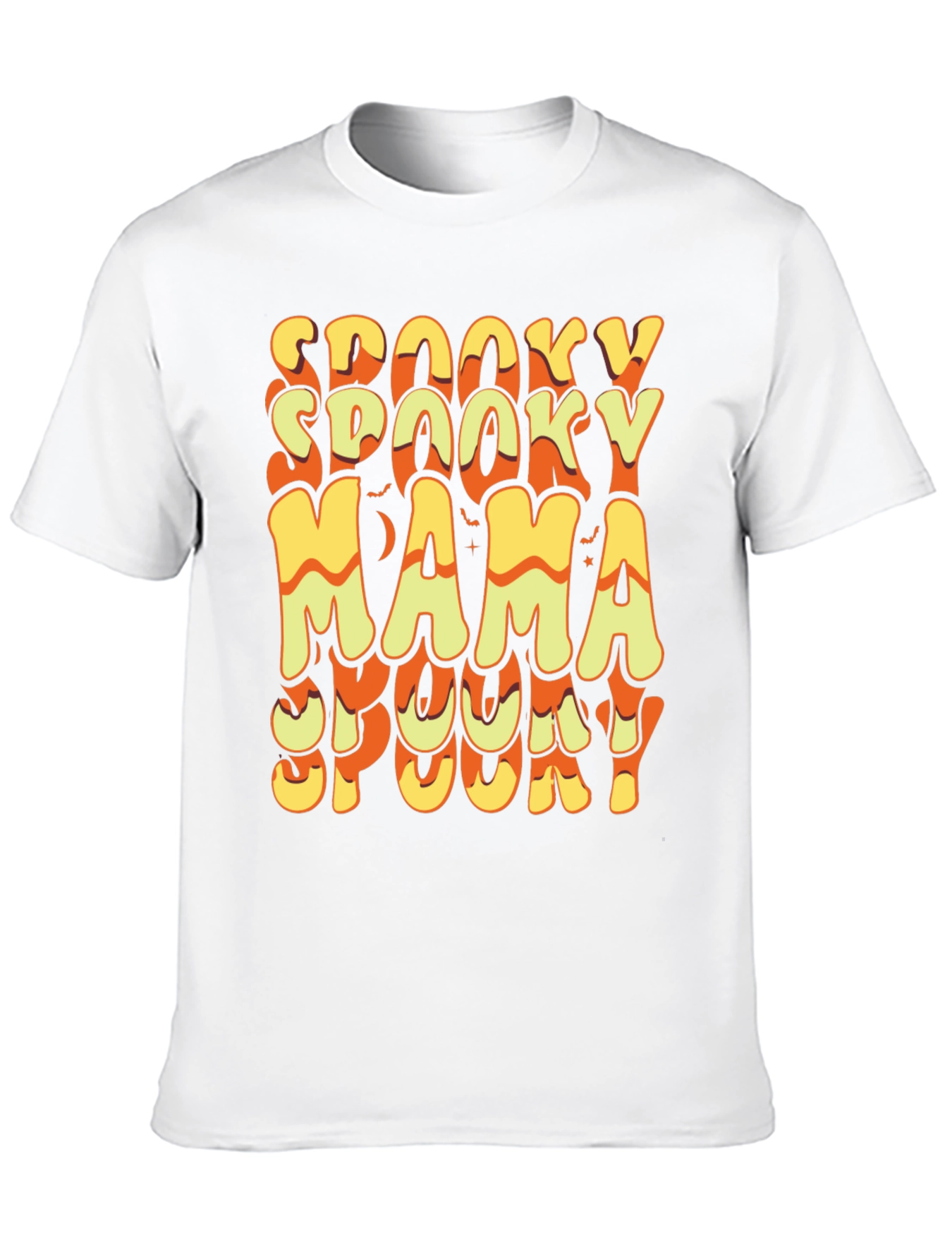 Black Spooky Mama Halloween T-Shirt view 10
