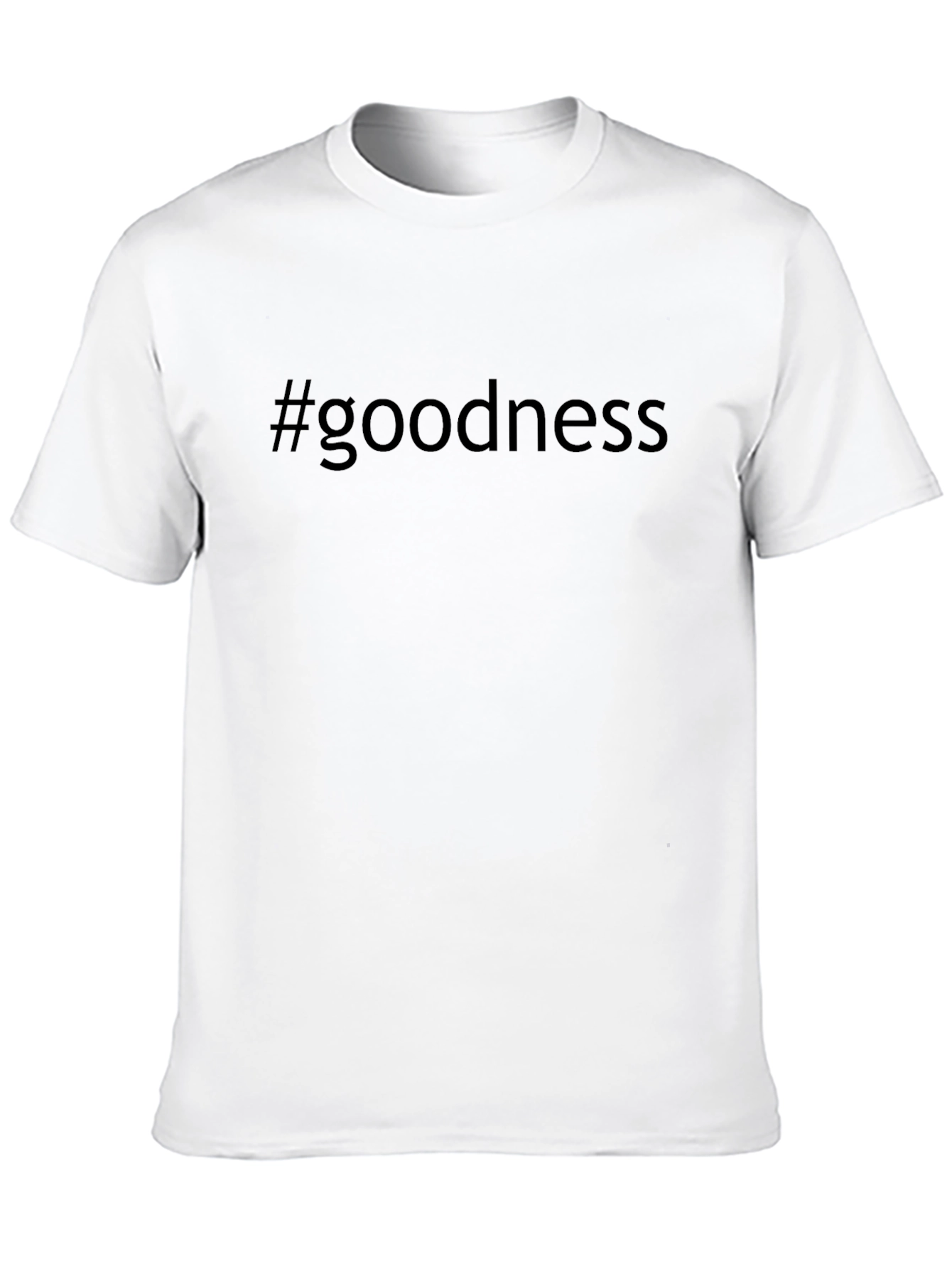 Black #goodness Black T-Shirt - Men's Casual Tee view 10