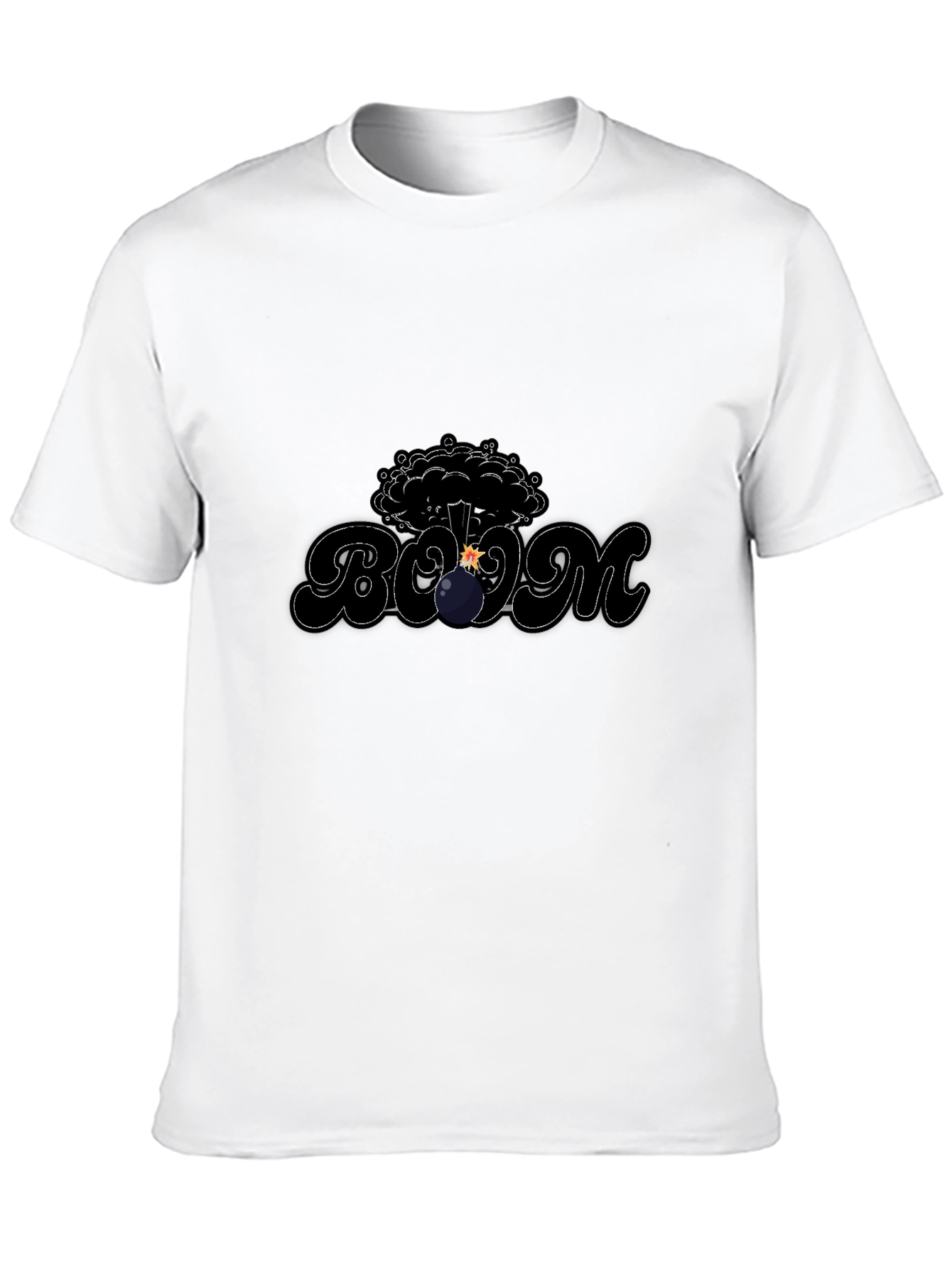 Black Boom Graphic T-Shirt - Explosive Style view 10