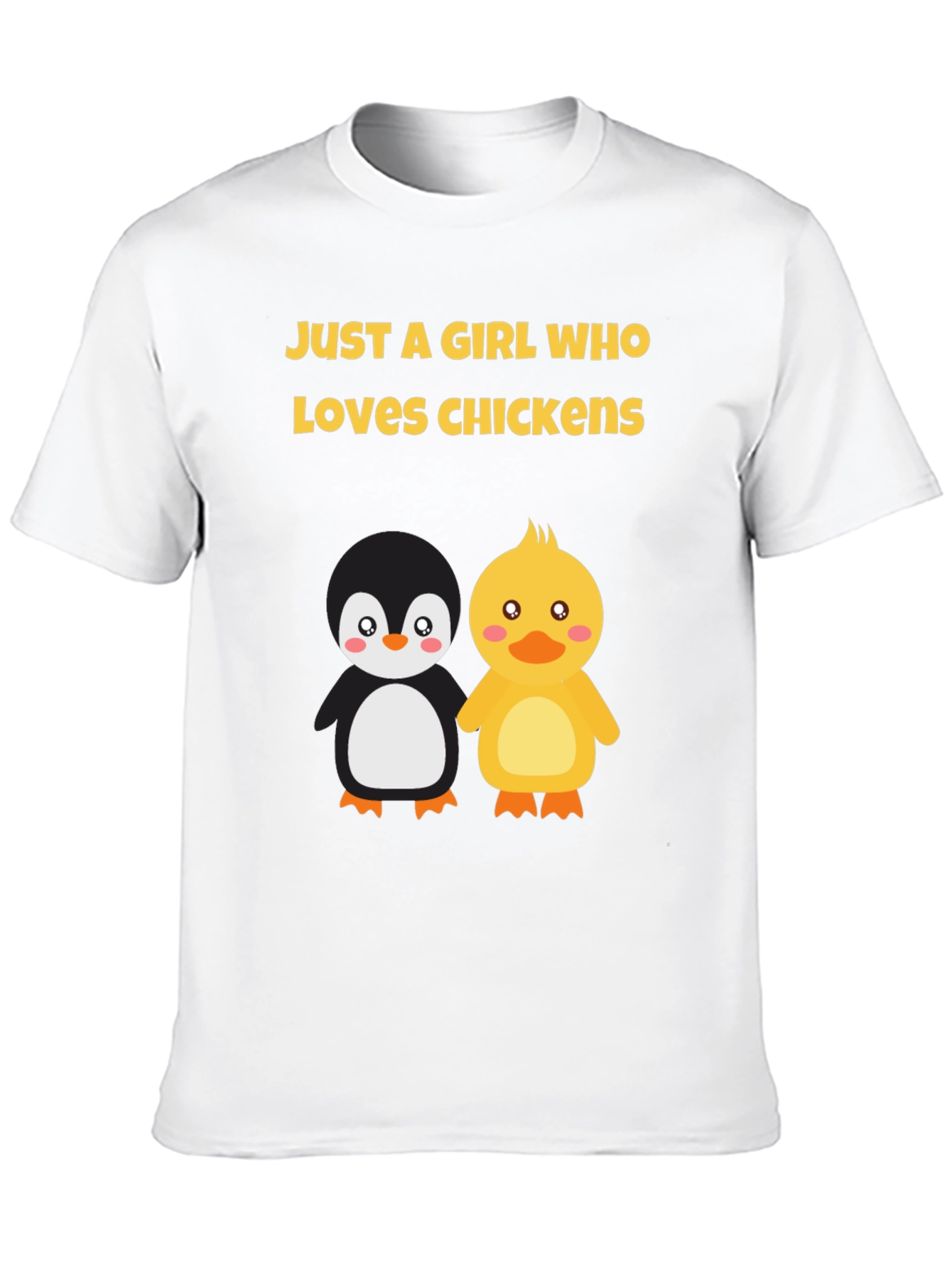Black Girl Who Loves Chickens Graphic Tee view 10