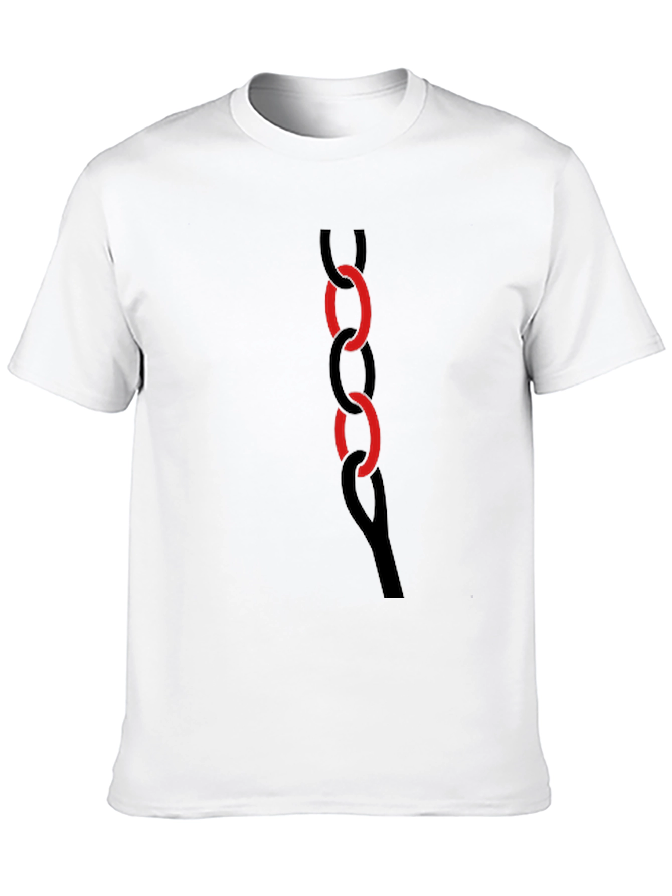 Black Black Chain Link Graphic Tee view 10