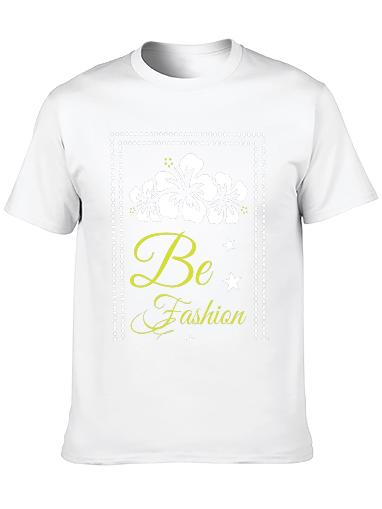 Black Be Fashion T-Shirt: Stylish Floral Graphic Tee view 10