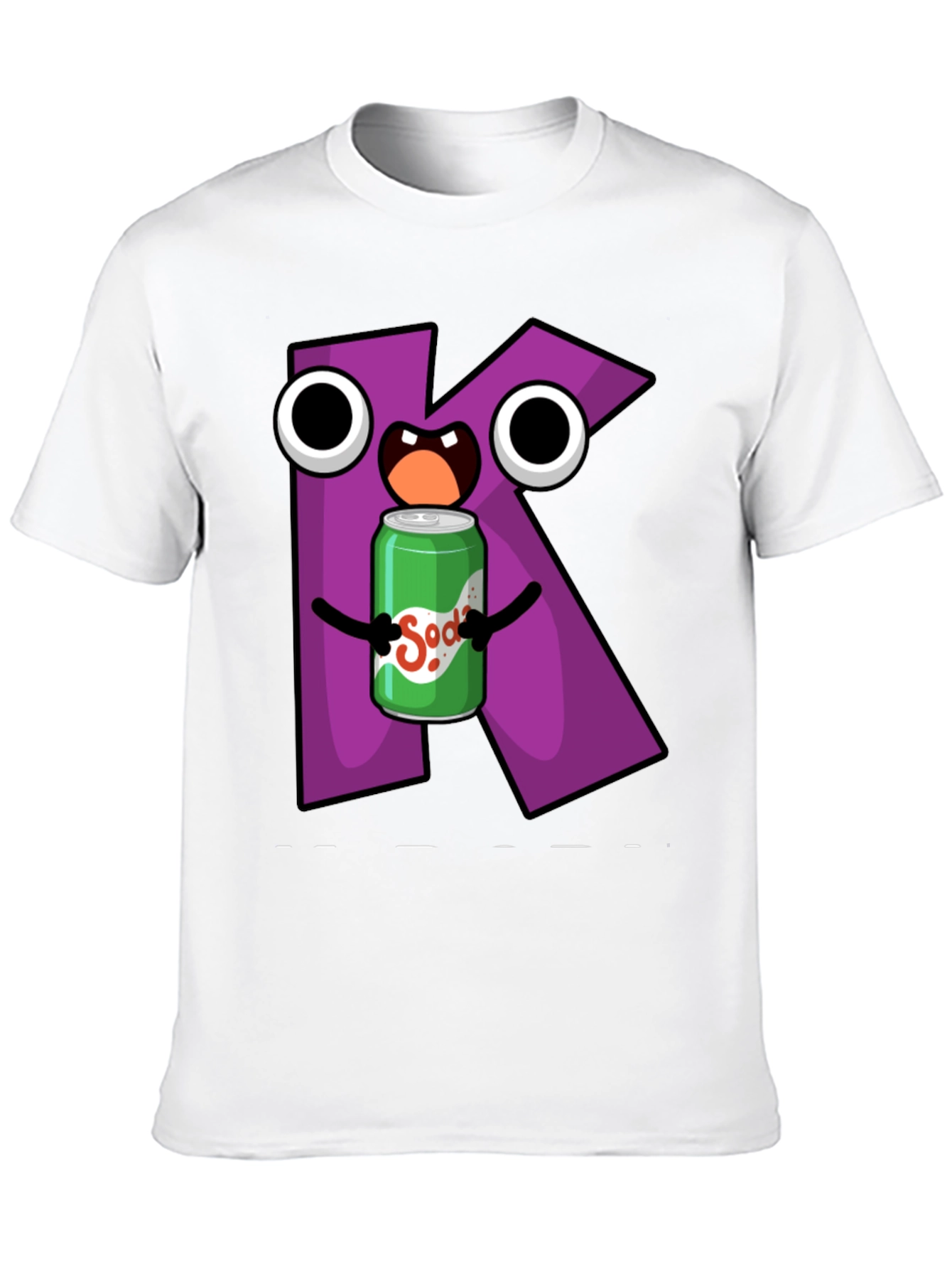 Letter K Soda T-Shirt - 10