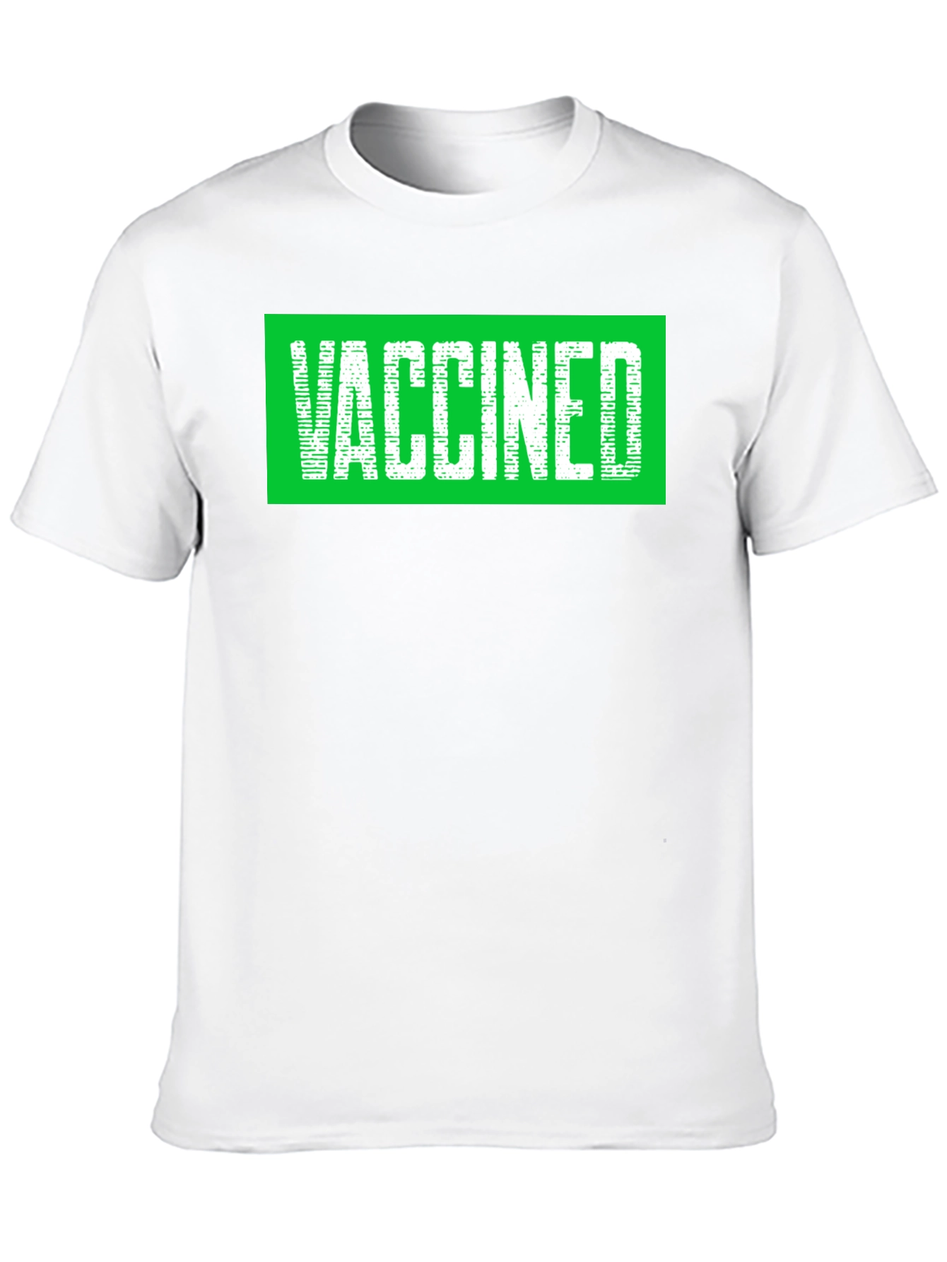 Black Vaccinated Graphic Print T-Shirt view 10