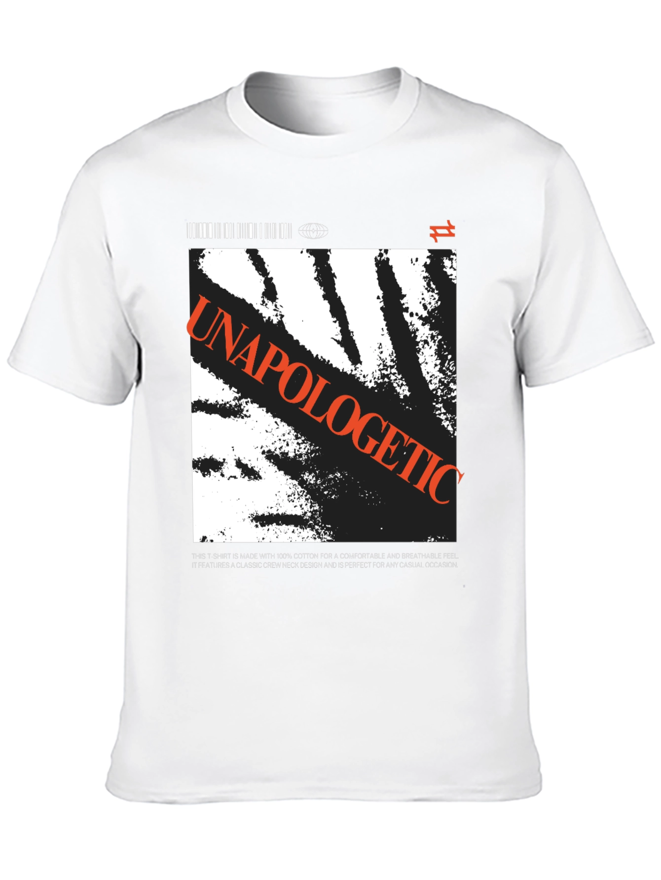Black Unapologetic Graphic Print T-Shirt view 10