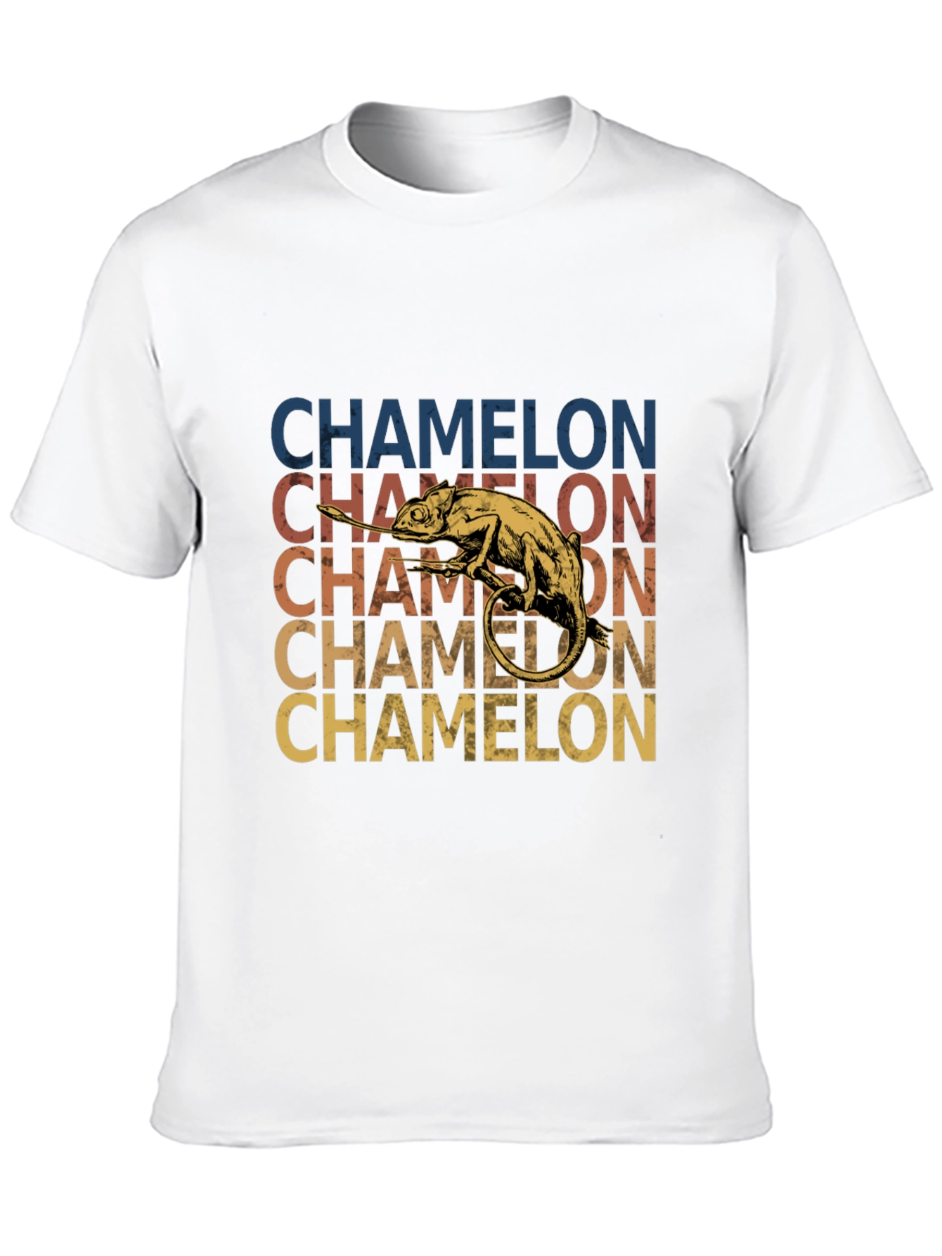 Black Chameleon Graphic Tee - Retro Style view 10