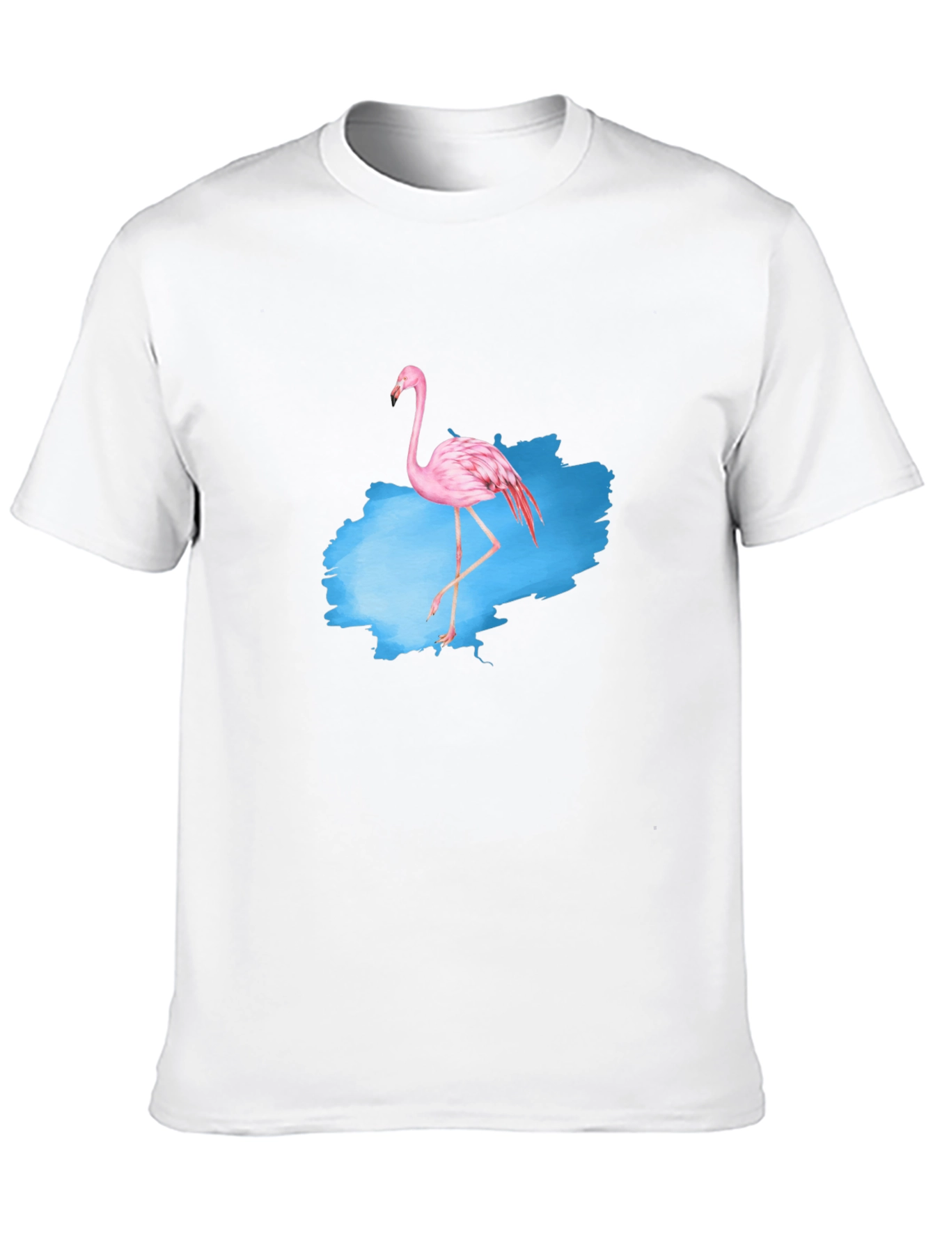 Black Flamingo Graphic Tee - Men's Black T-Shirt view 10