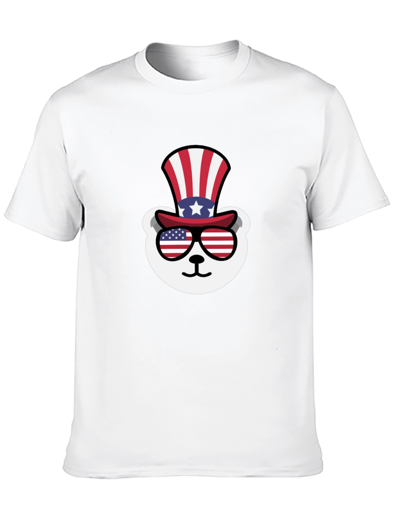 Black Patriotic Bear T-Shirt view 10
