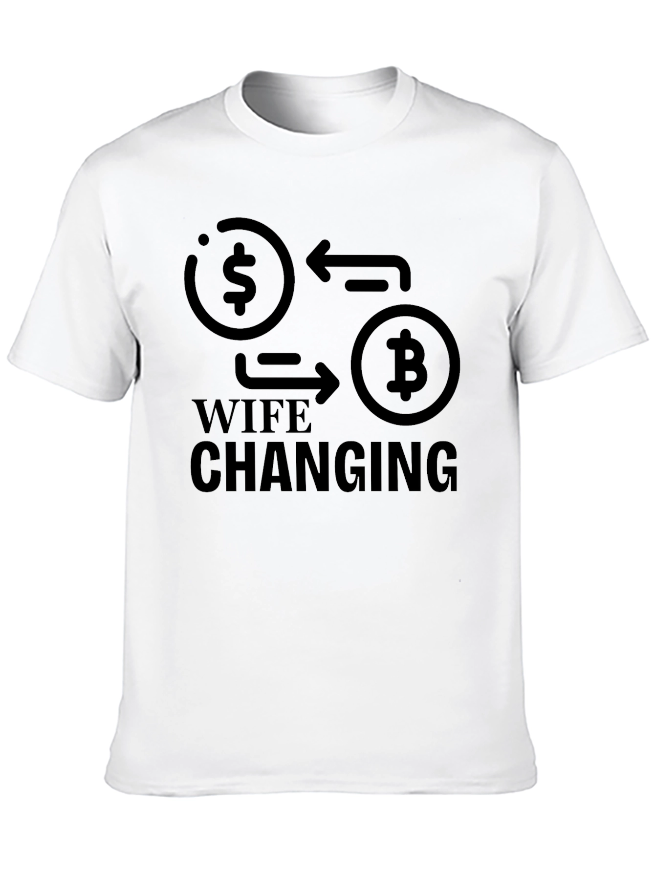 Black Wife Changing Crypto T-Shirt view 10