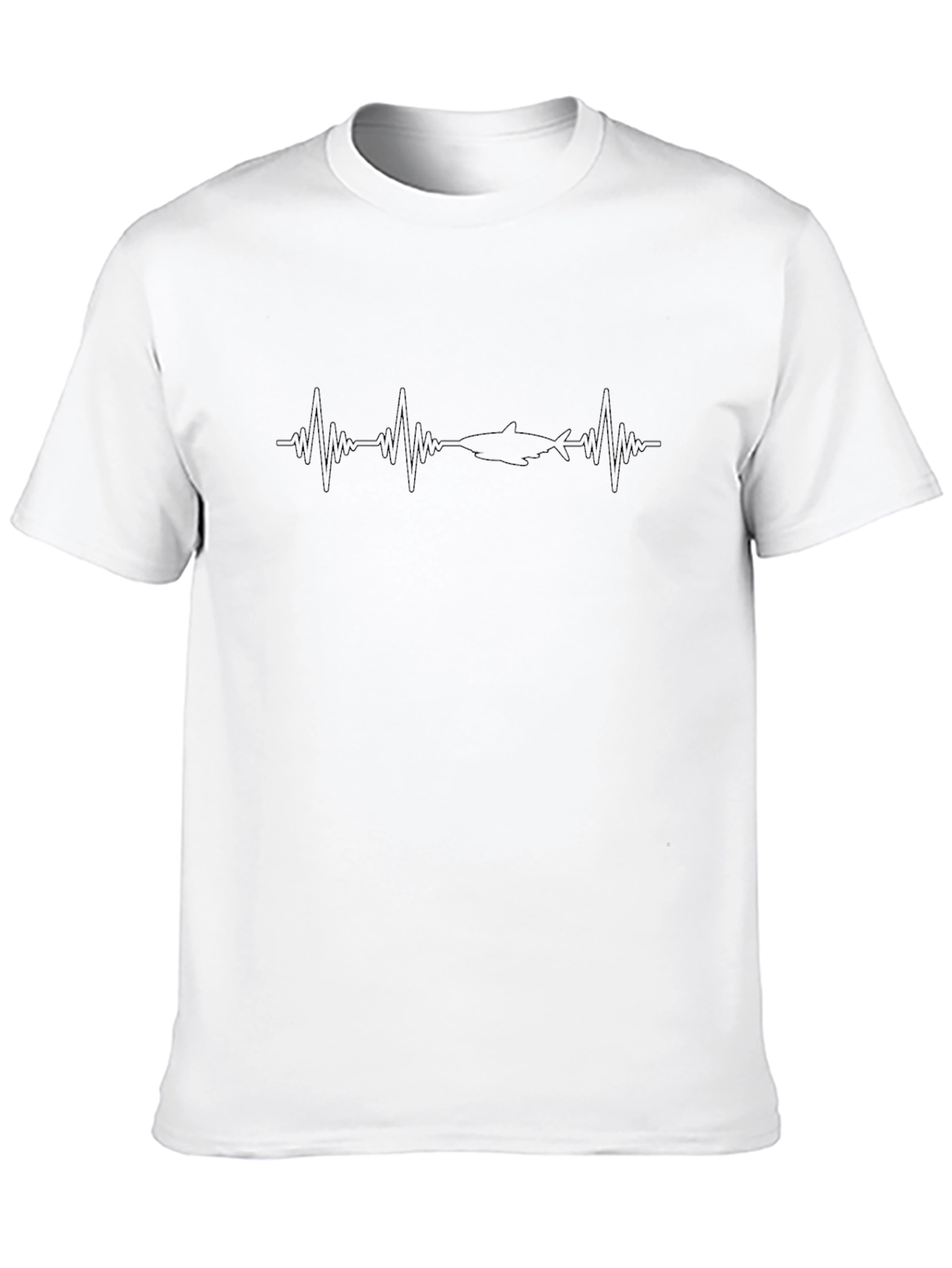 Black Shark Heartbeat T-Shirt - Black view 10