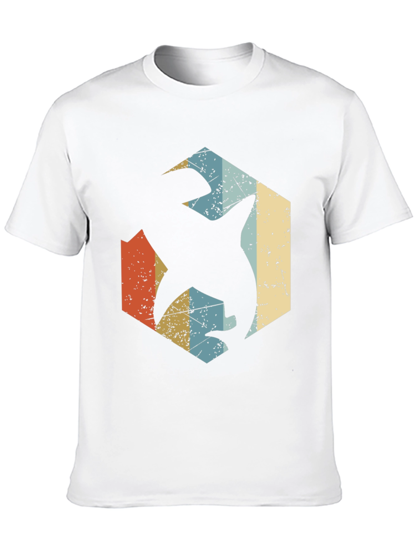 Black Retro Shark Graphic Tee - Black Cotton Blend view 10