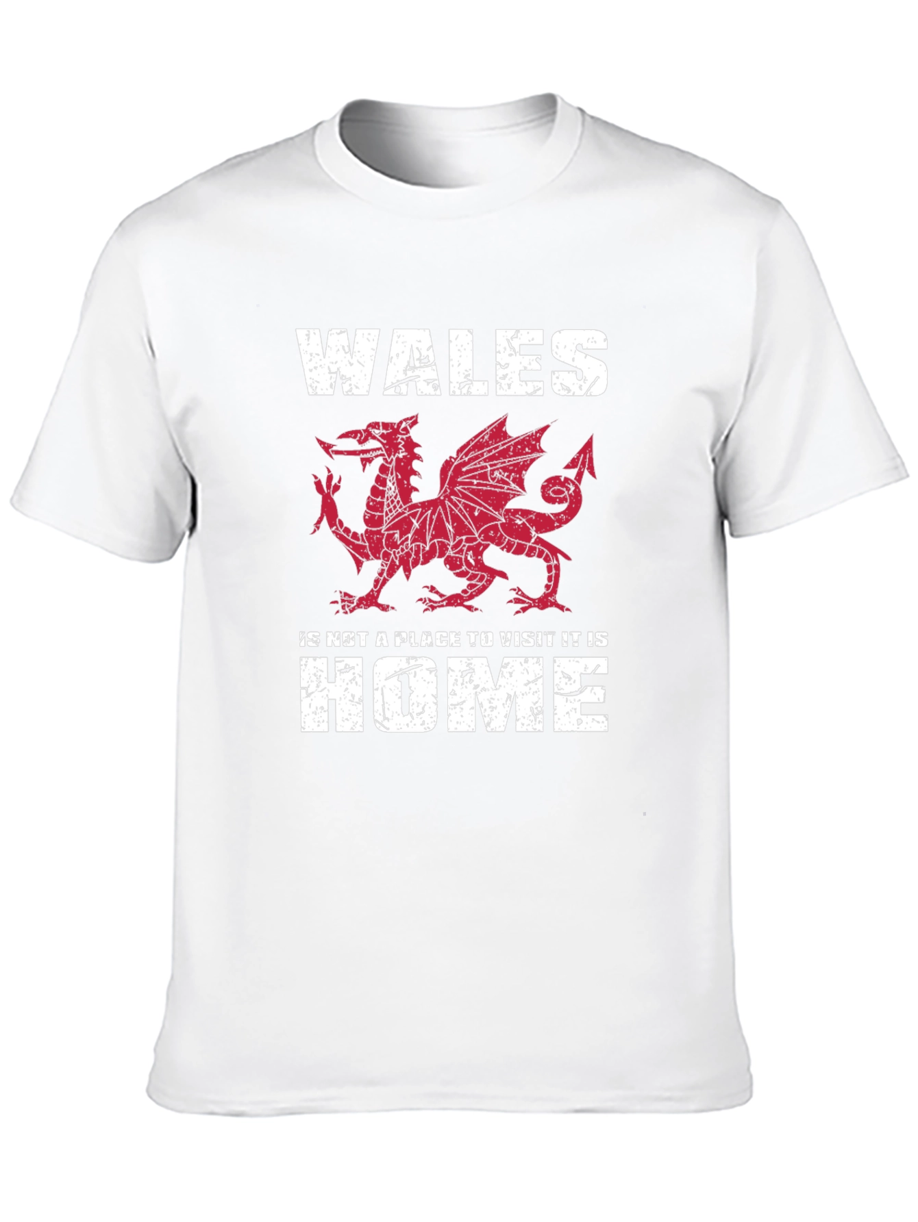 Wales Dragon Graphic T-Shirt - Welsh Pride Tee - 10