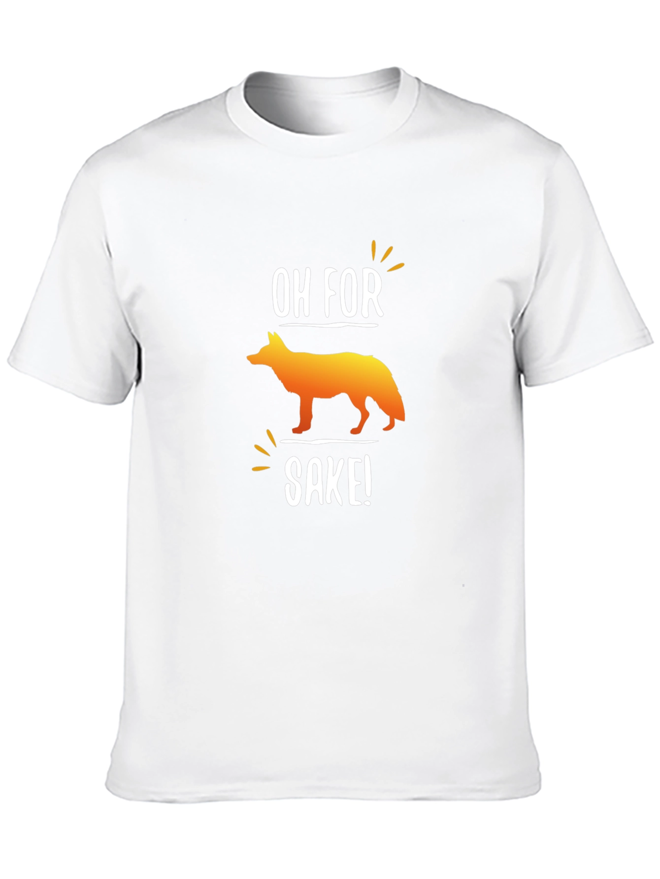 Black Oh For Fox Sake! Graphic Tee view 10