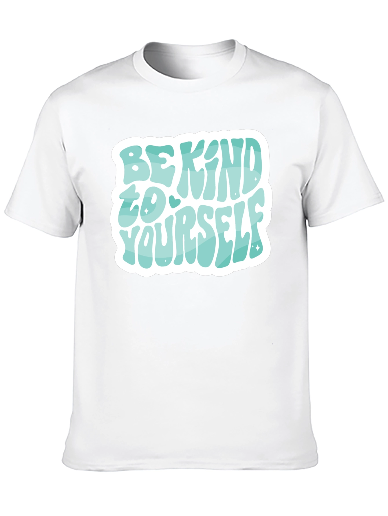 Black Be Kind to Yourself Graphic Tee view 10