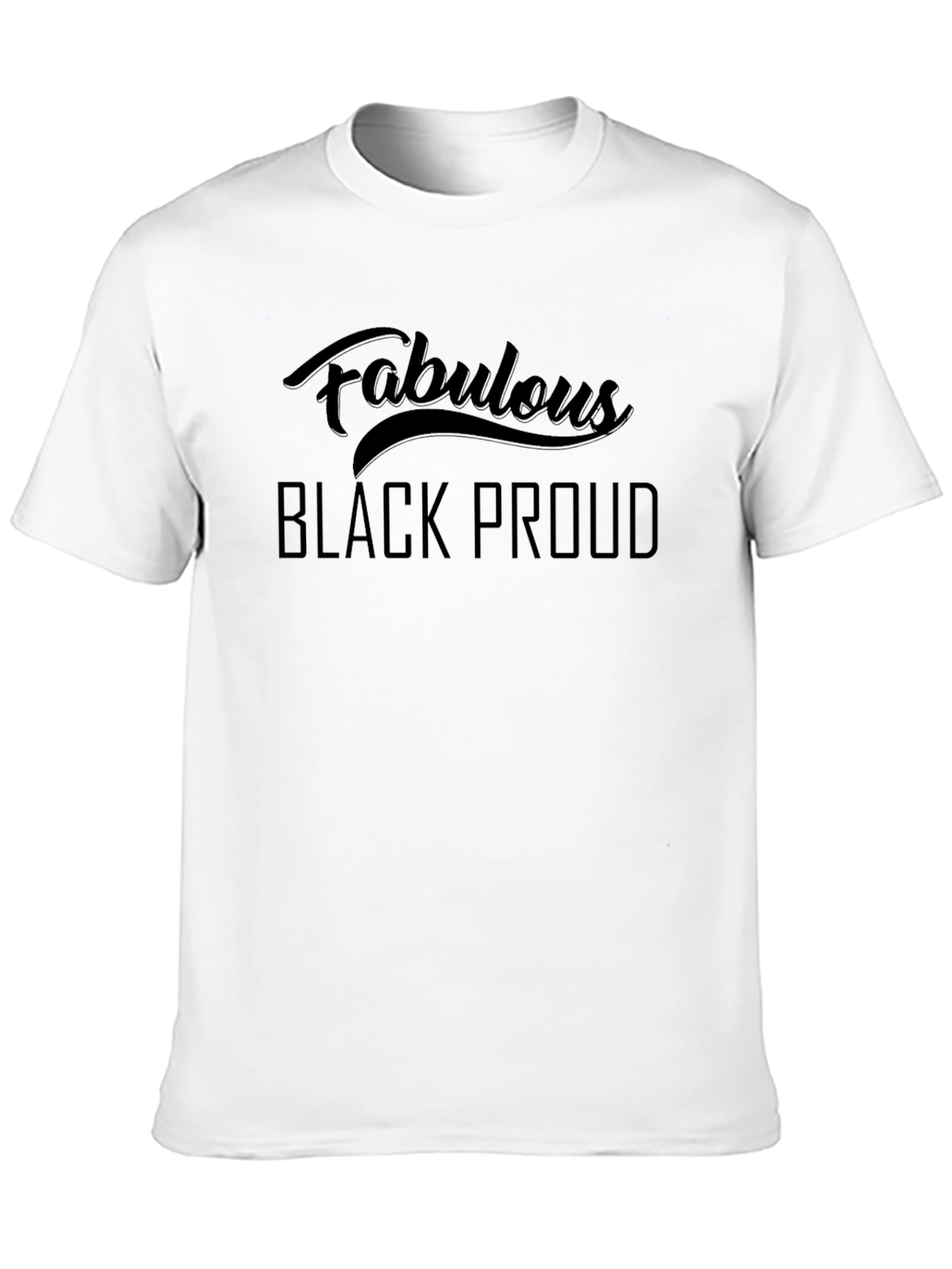 Black Fabulous Black Proud T-Shirt view 10